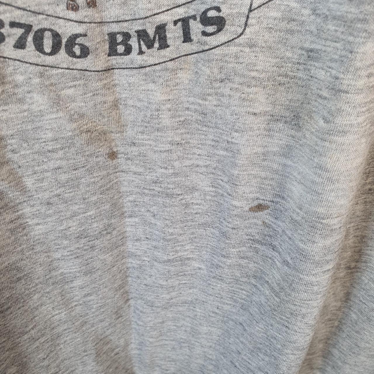 Vintage Jostens 3706 BMTS Eagle 90s Graphic USA Single Stitch T Shirt Men’s XL Grey