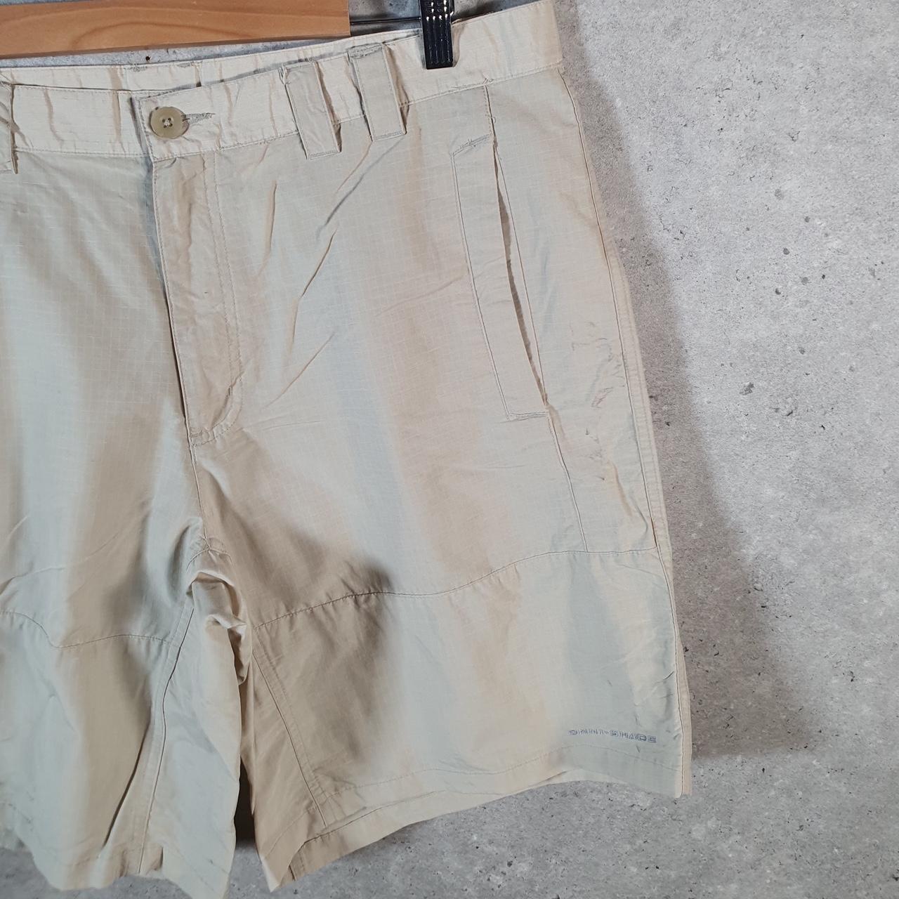 Vintage Columbia Shorts Jorts Cargo Men’s W38 Brown Athletic Hiking Fishing Gear A4409