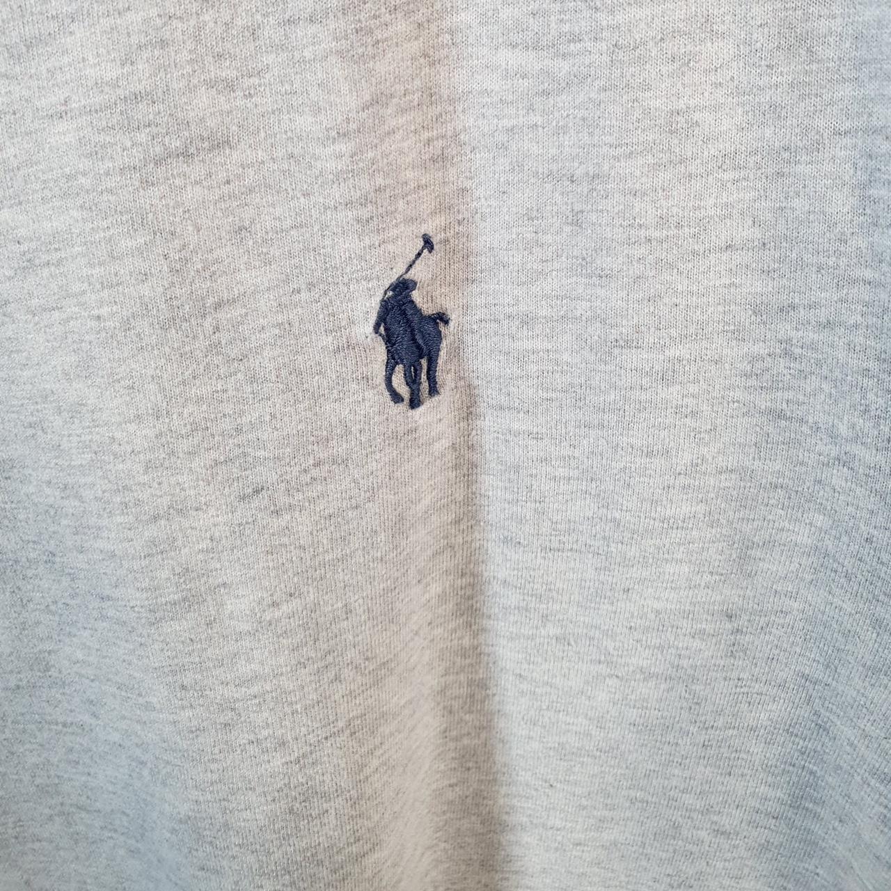 Vintage Ralph Lauren Polo Sport T Shirt Men’s XL Grey Custom Slim Fit Embroidered Pony C8673