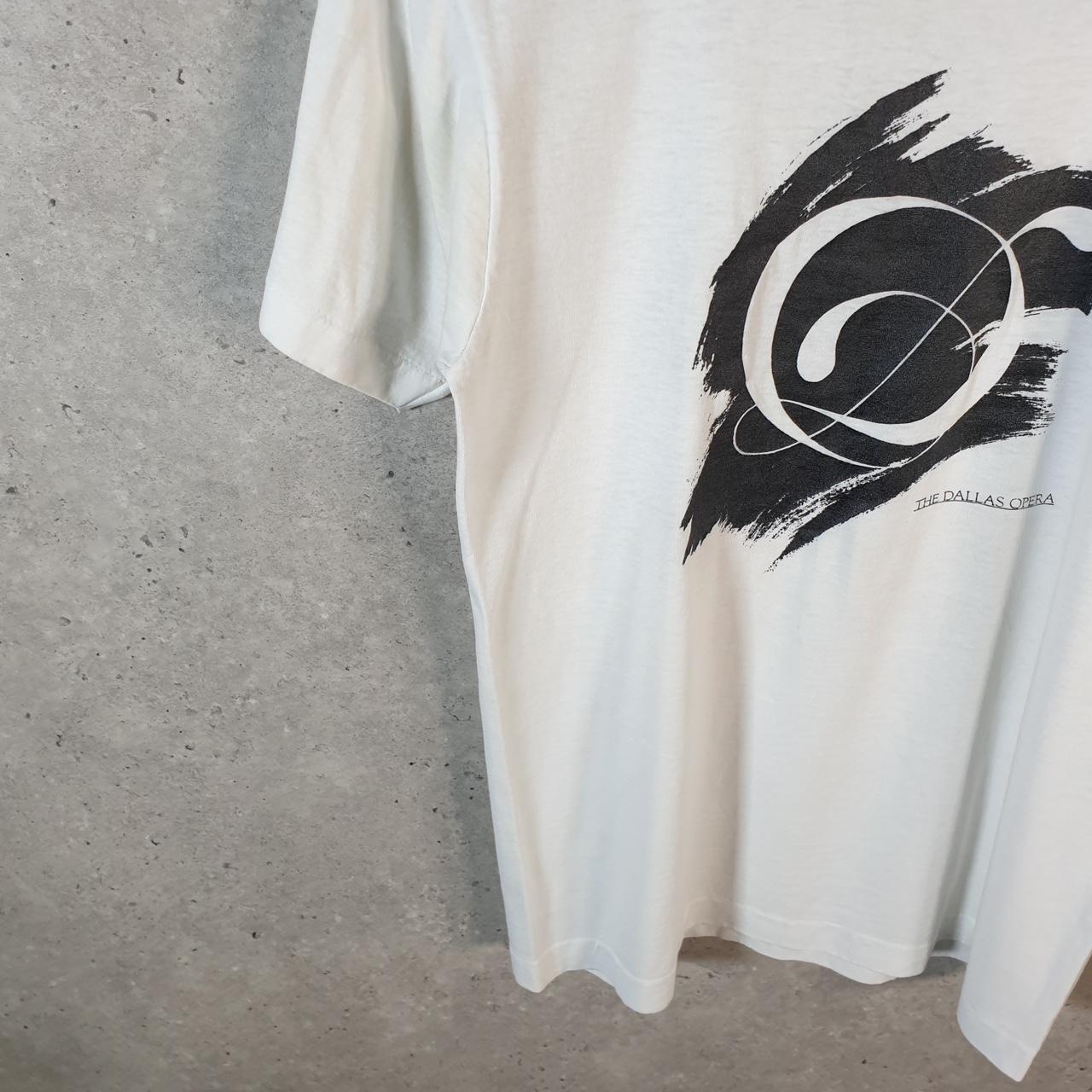 Vintage Screen Stars Dallas Opera 90s USA Single Stitch T Shirt Men’s Medium White