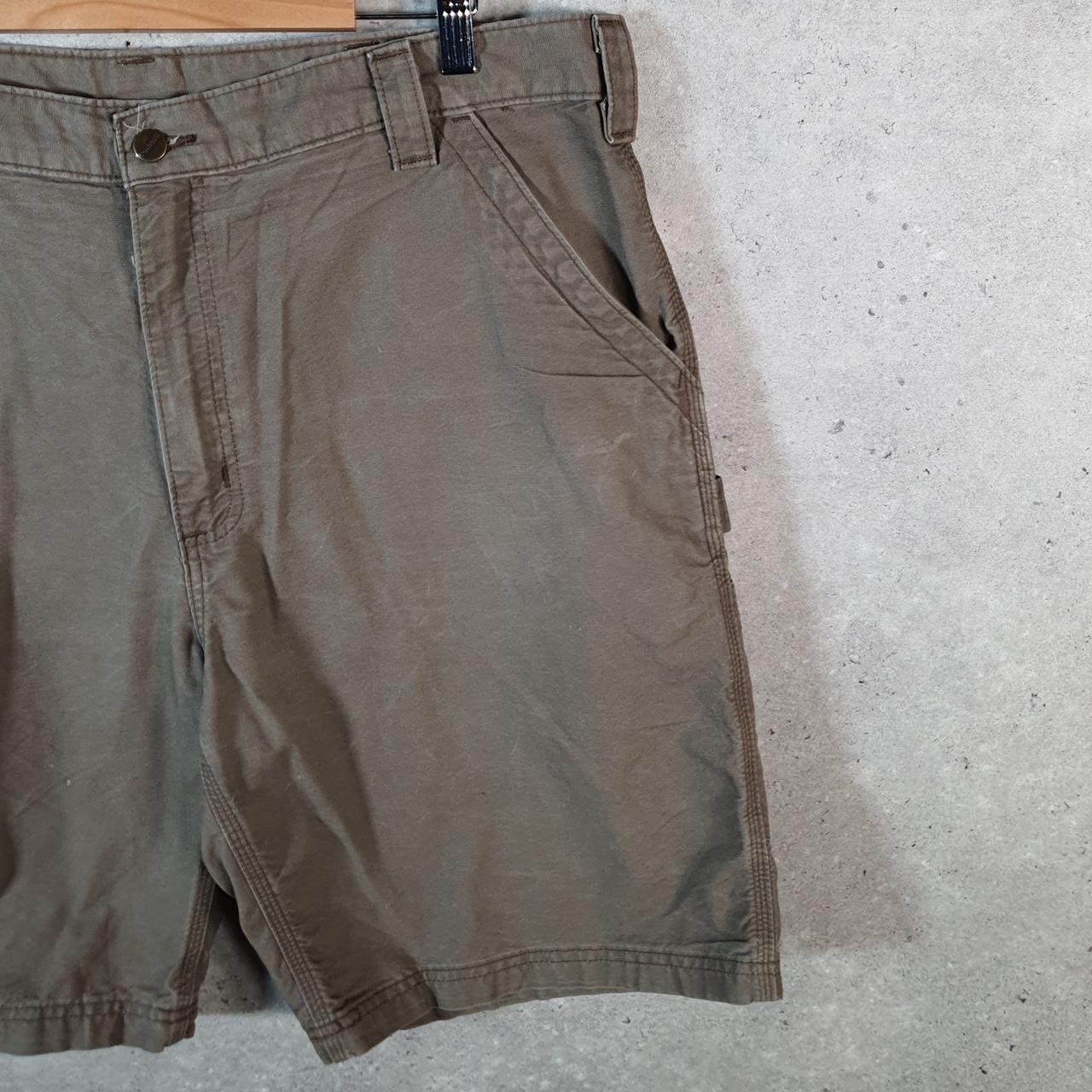 Vintage Carhartt Baggy Carpenter Shorts Jorts Cargo Men’s W40 Brown Relaxed Fit Workwear Big Fish Vintage