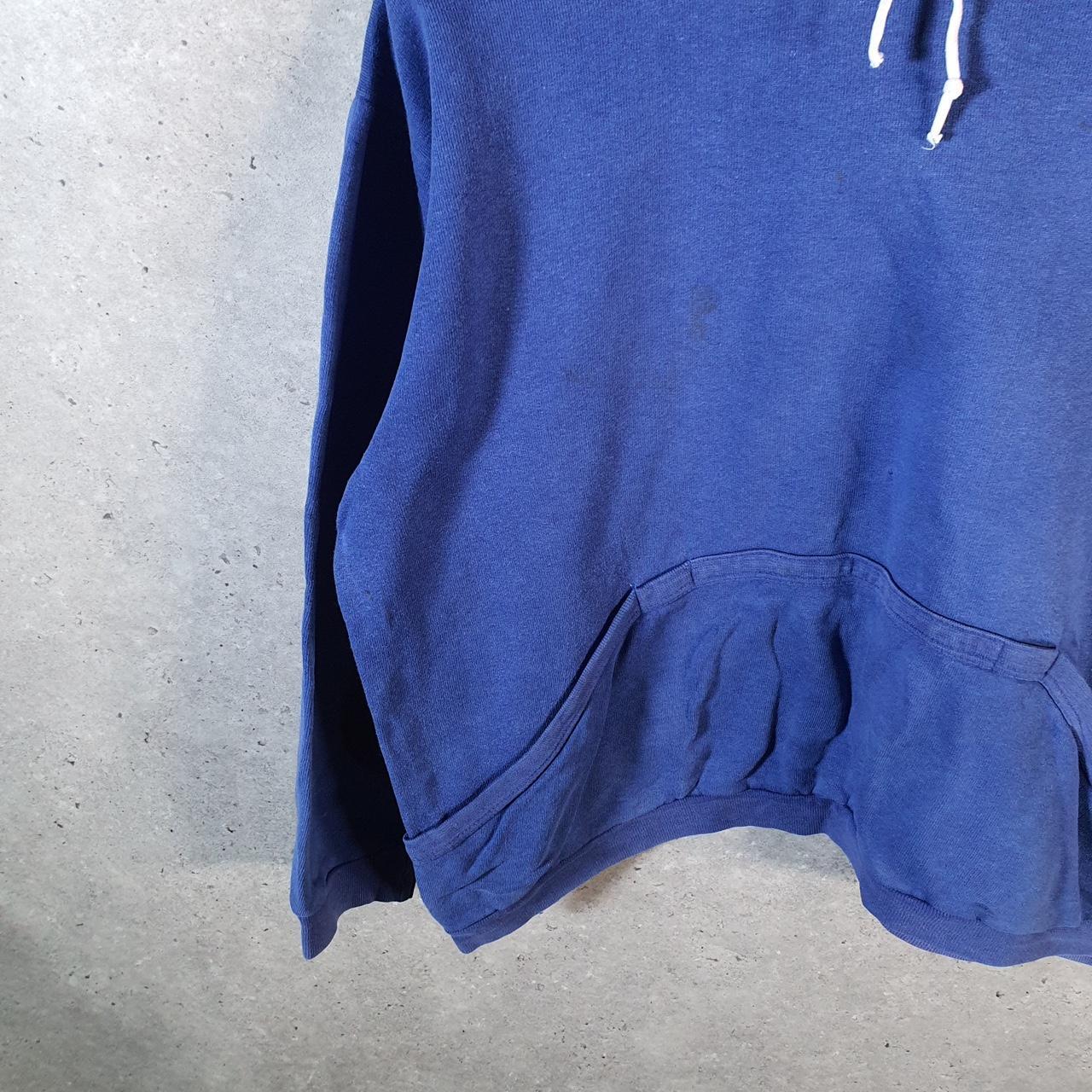 Vintage Robbe Di Kappa 90s Hoodie Men’s Medium Baggy Blue Pullover Logo