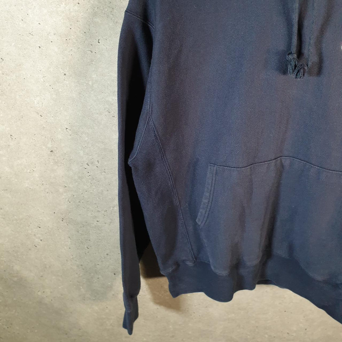 Vintage Champion Reverse Weave Hoodie Men’s Medium Navy Blue Pro Sport Pullover
