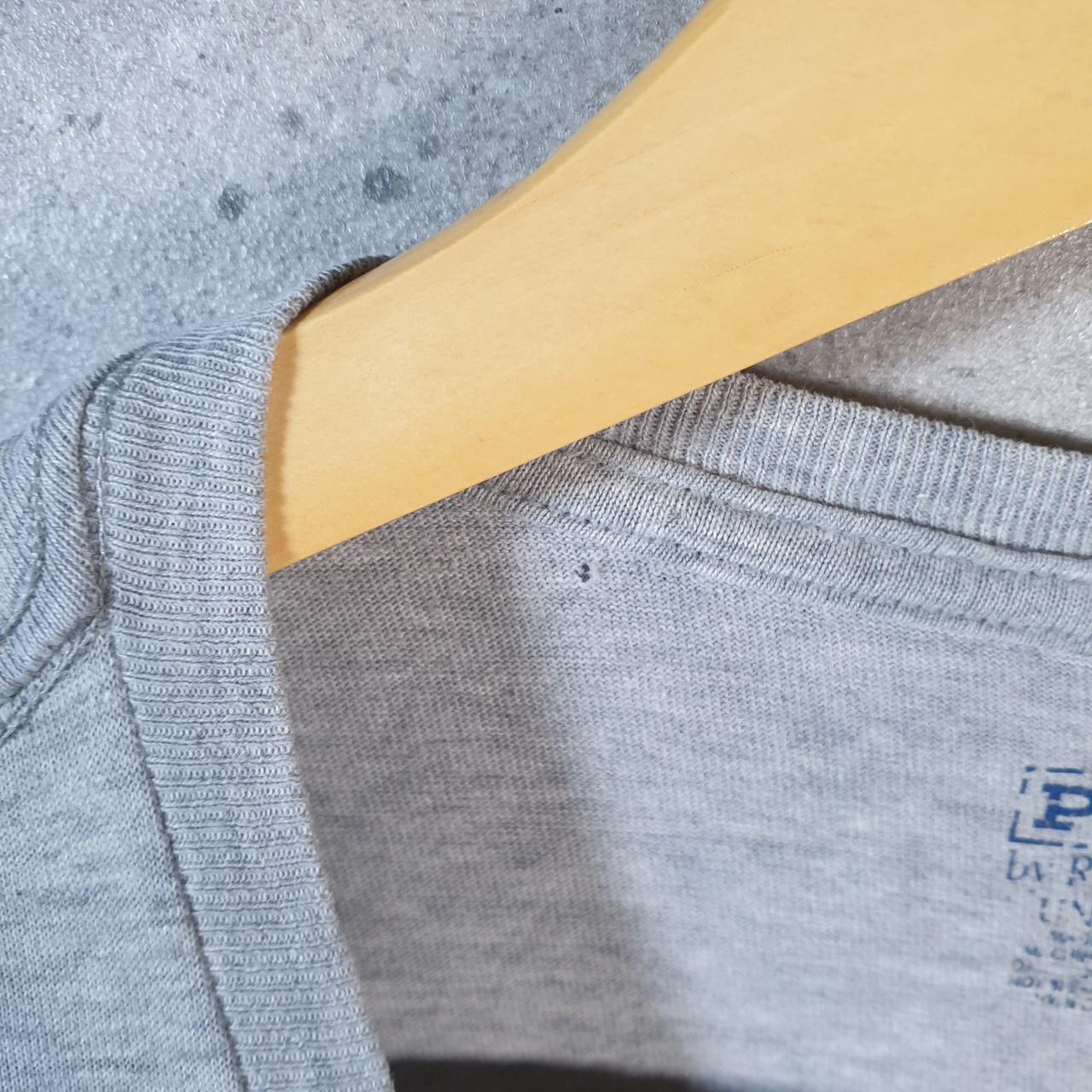 Vintage Ralph Lauren Polo T Shirt Men’s Large Grey Embroidered Classic Fit Pony C9061