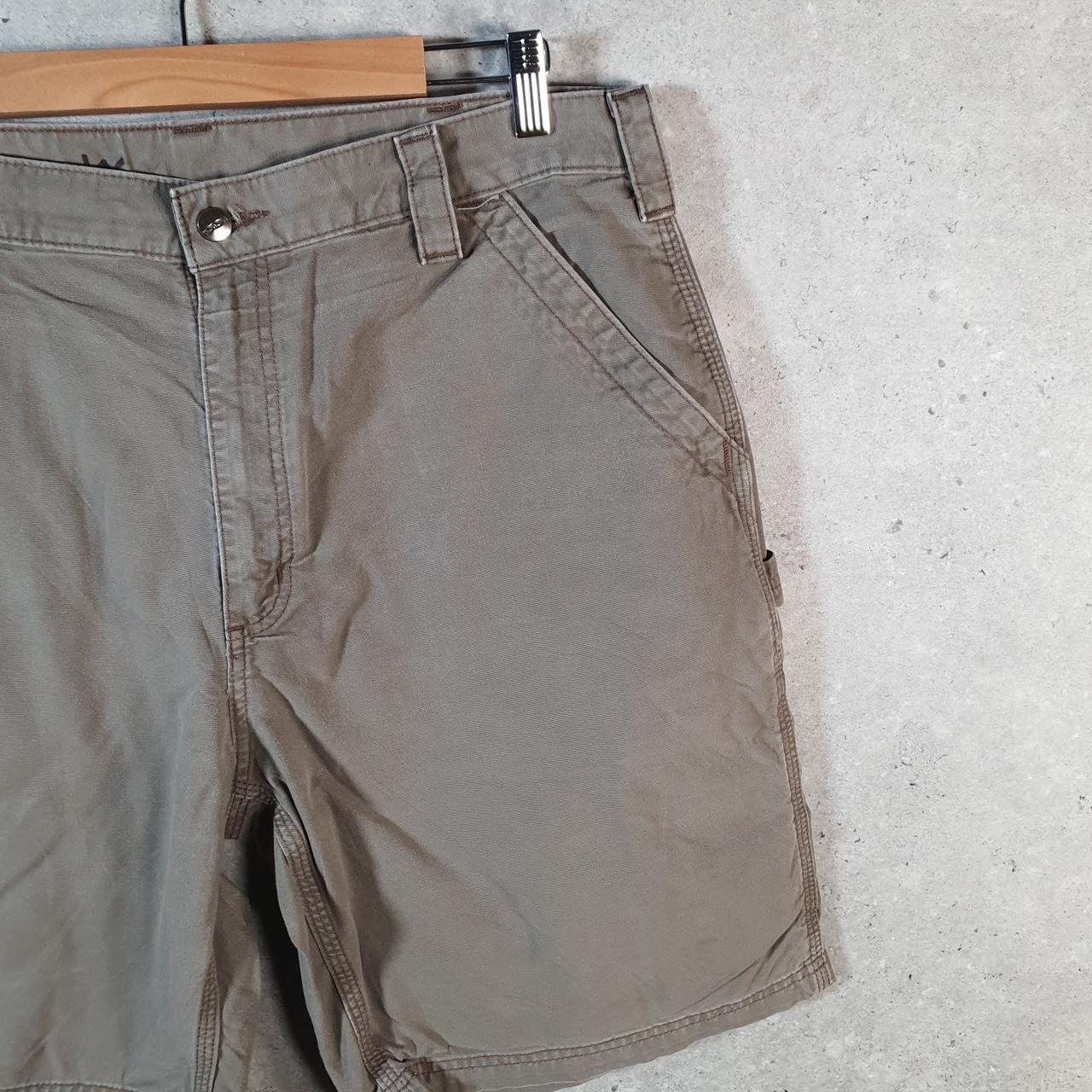 Vintage Carhartt Baggy Carpenter Shorts Jorts Cargo Men’s W38 Grey Loose Fit Workwear A4704