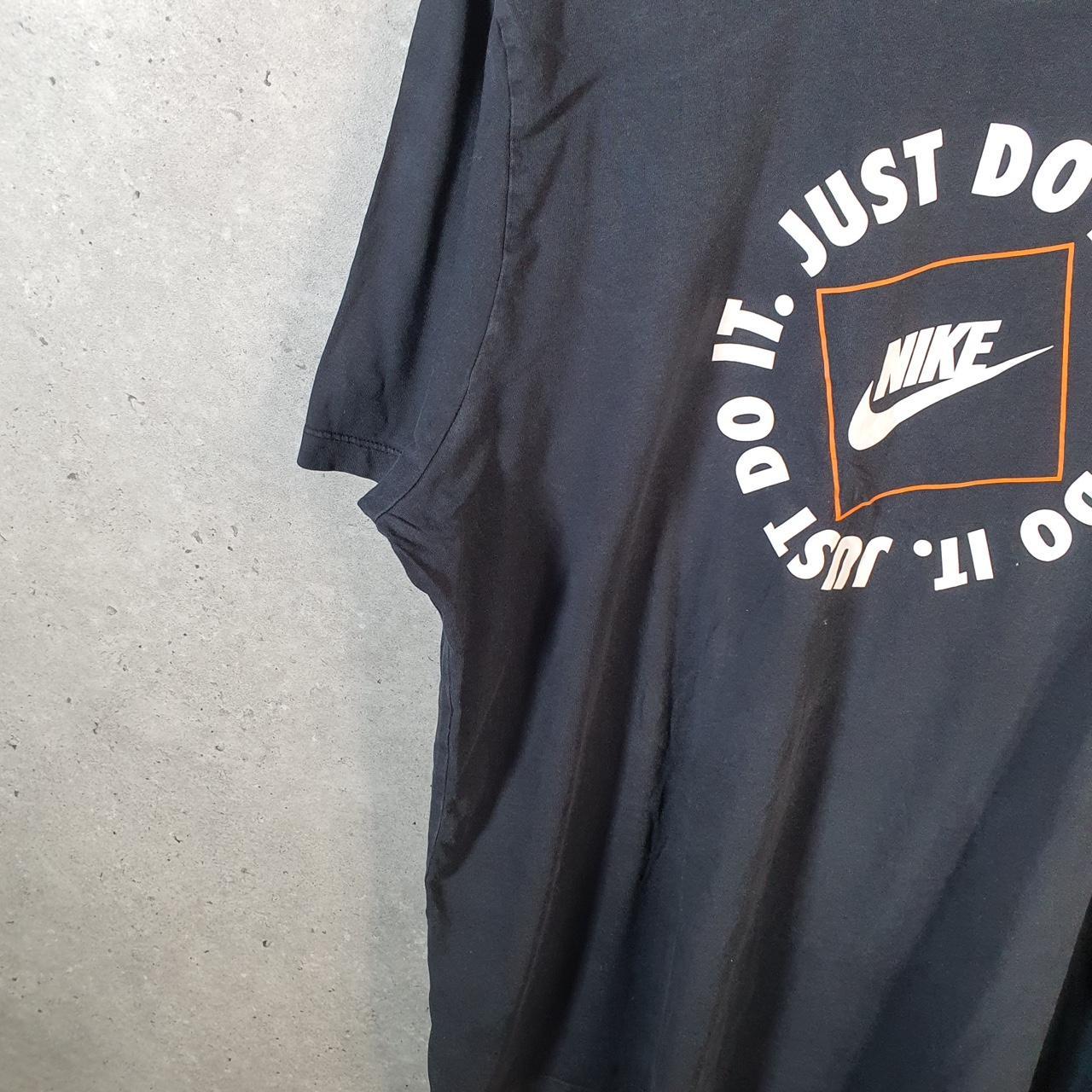 Vintage Nike Just Do It T Shirt Men’s XL Black Logo Swoosh Athletic