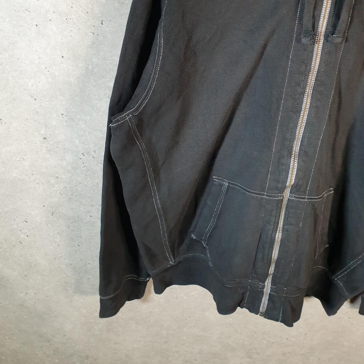 Vintage Ralph Lauren Polo Heavyweight Hoodie Men’s XL Black Cotton Full Zip Pony