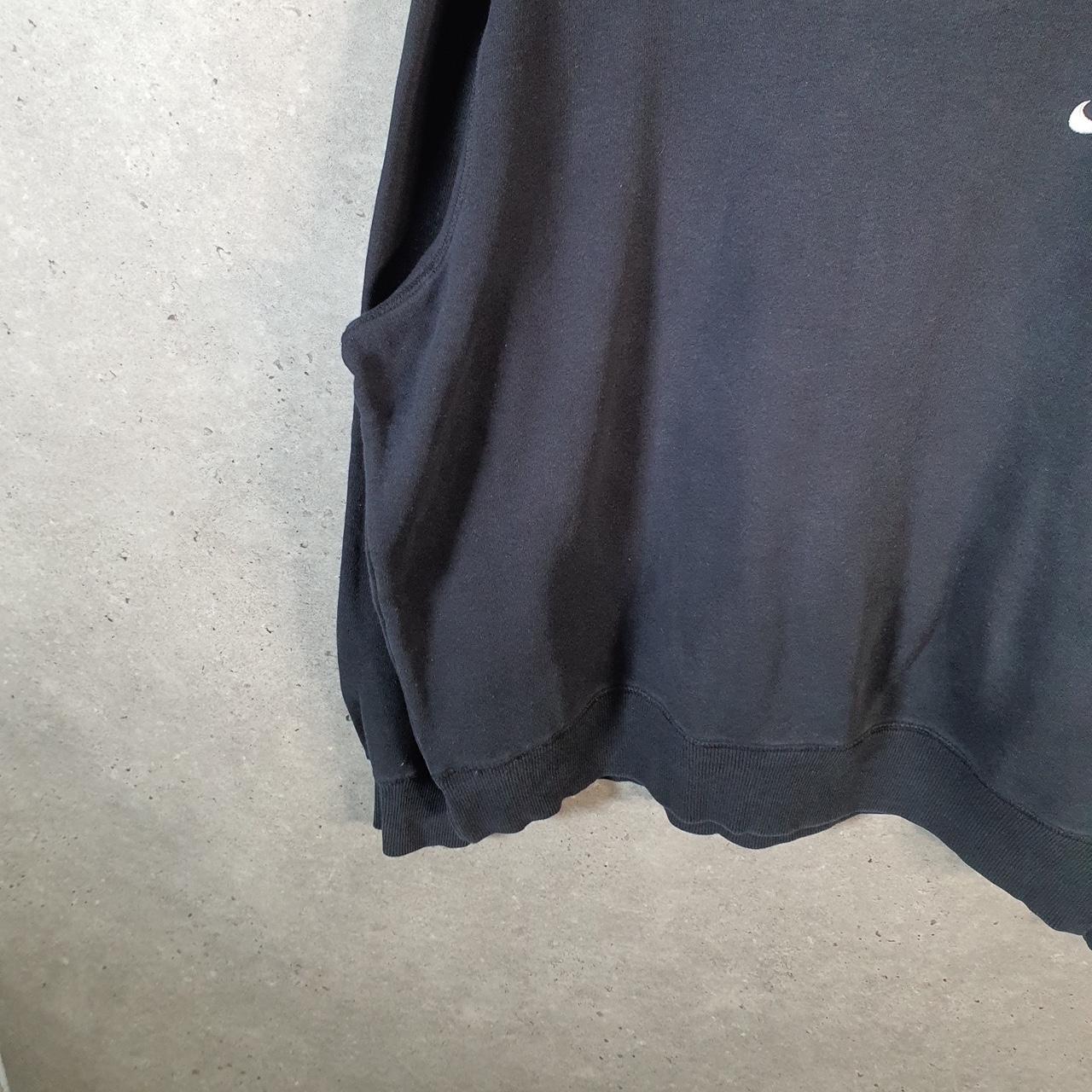 Vintage Nike Club Embroidered Sweatshirt Men’s XL Black Swoosh Y2K Pullover Logo