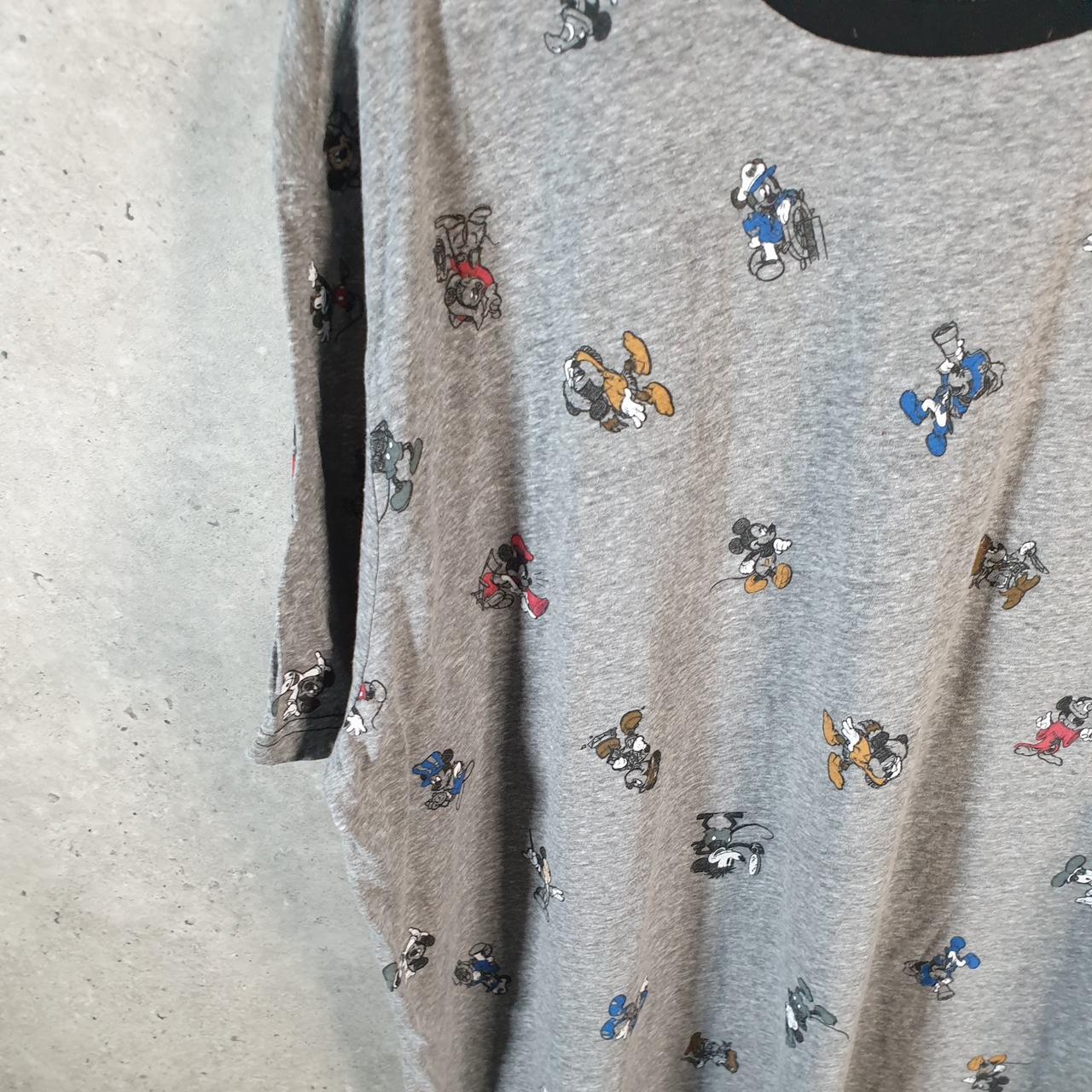 Vintage Disney Land Mickey Mouse T Shirt Men’s 2XL Grey Graphic Cartoon