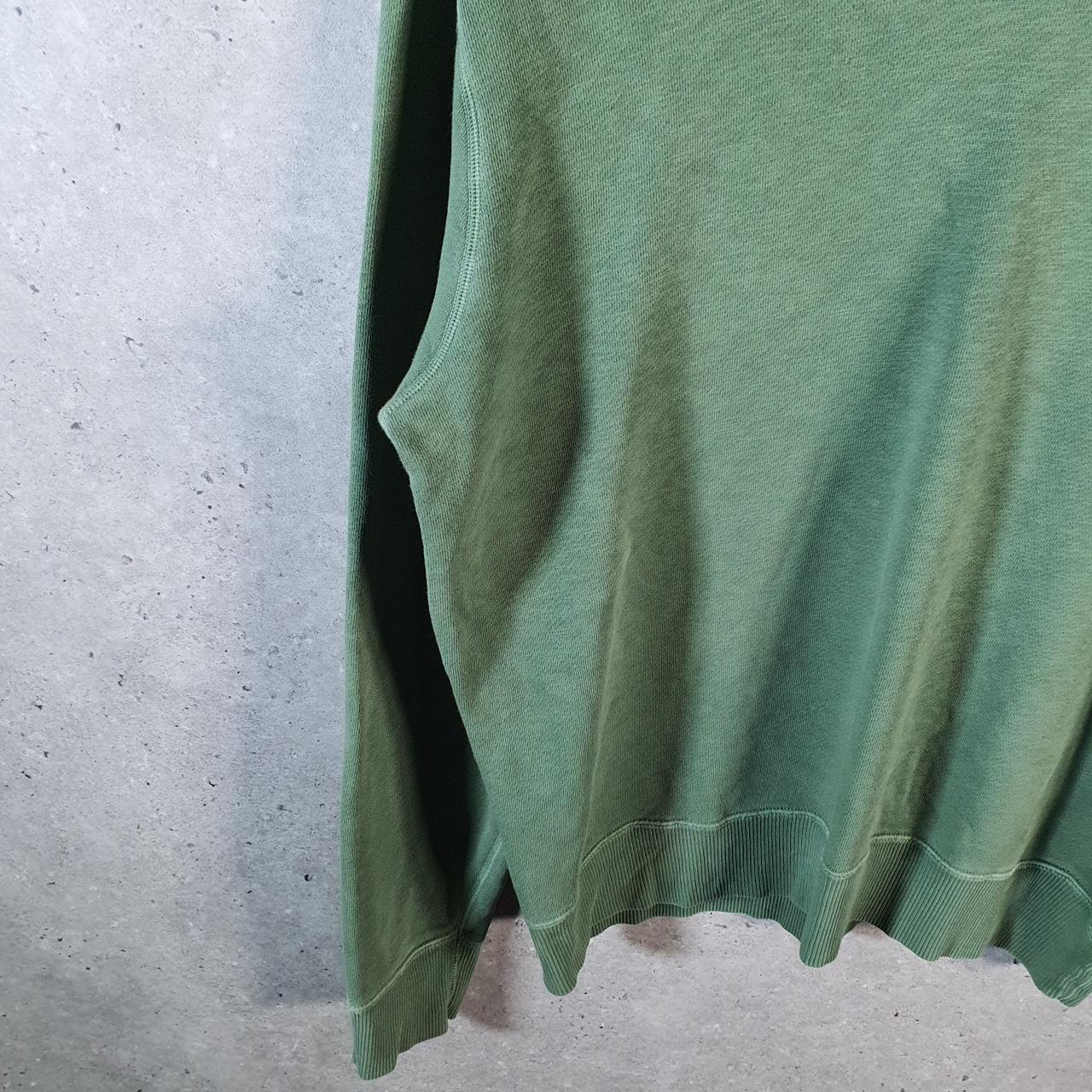 Vintage Ralph Lauren Polo Sweatshirt Men’s Large Green Boxy Baggy Pullover Pony