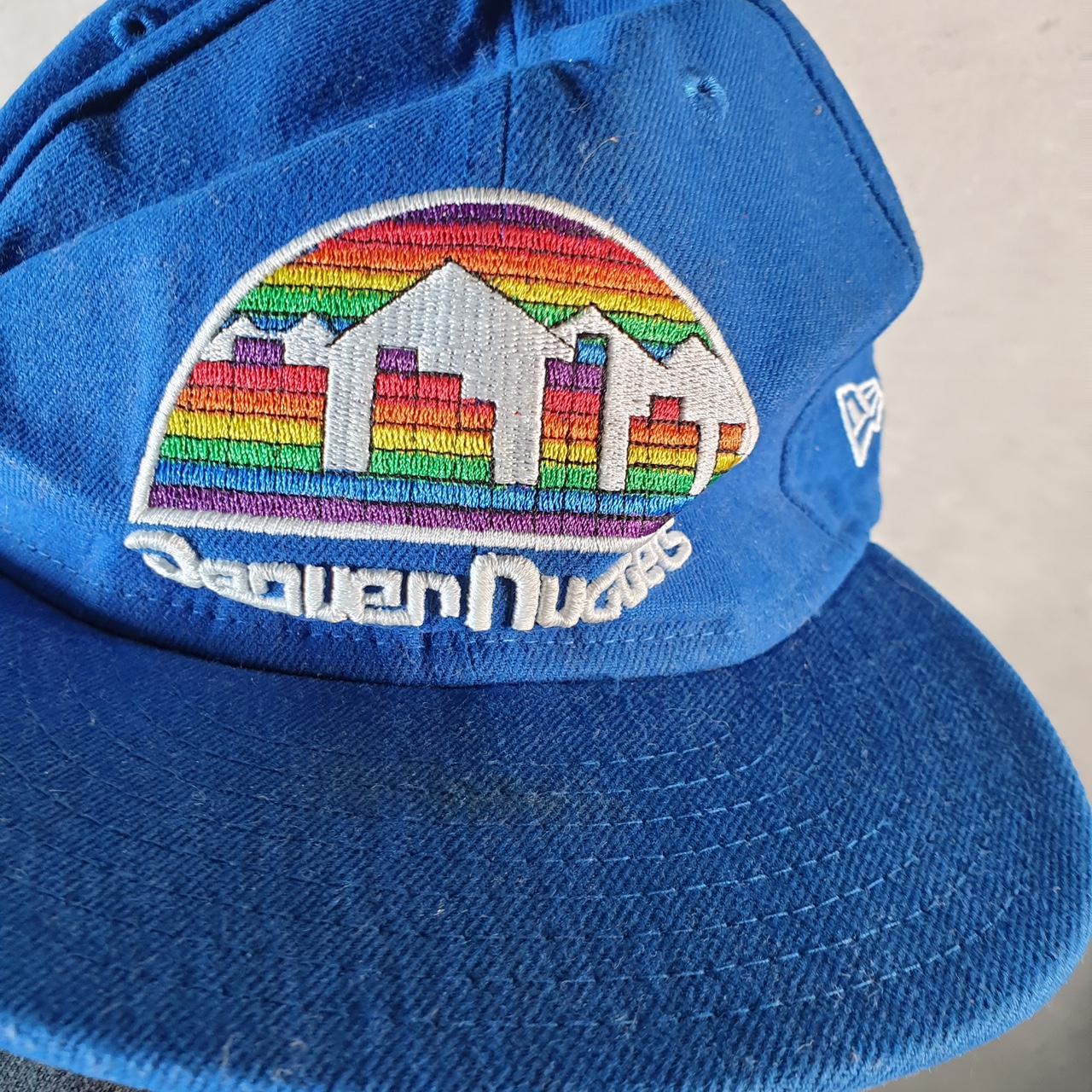 Vintage NFL New Era Denver Nuggets Harwood Classics Adjustable Cap Men’s USA 7 3/8 C8557