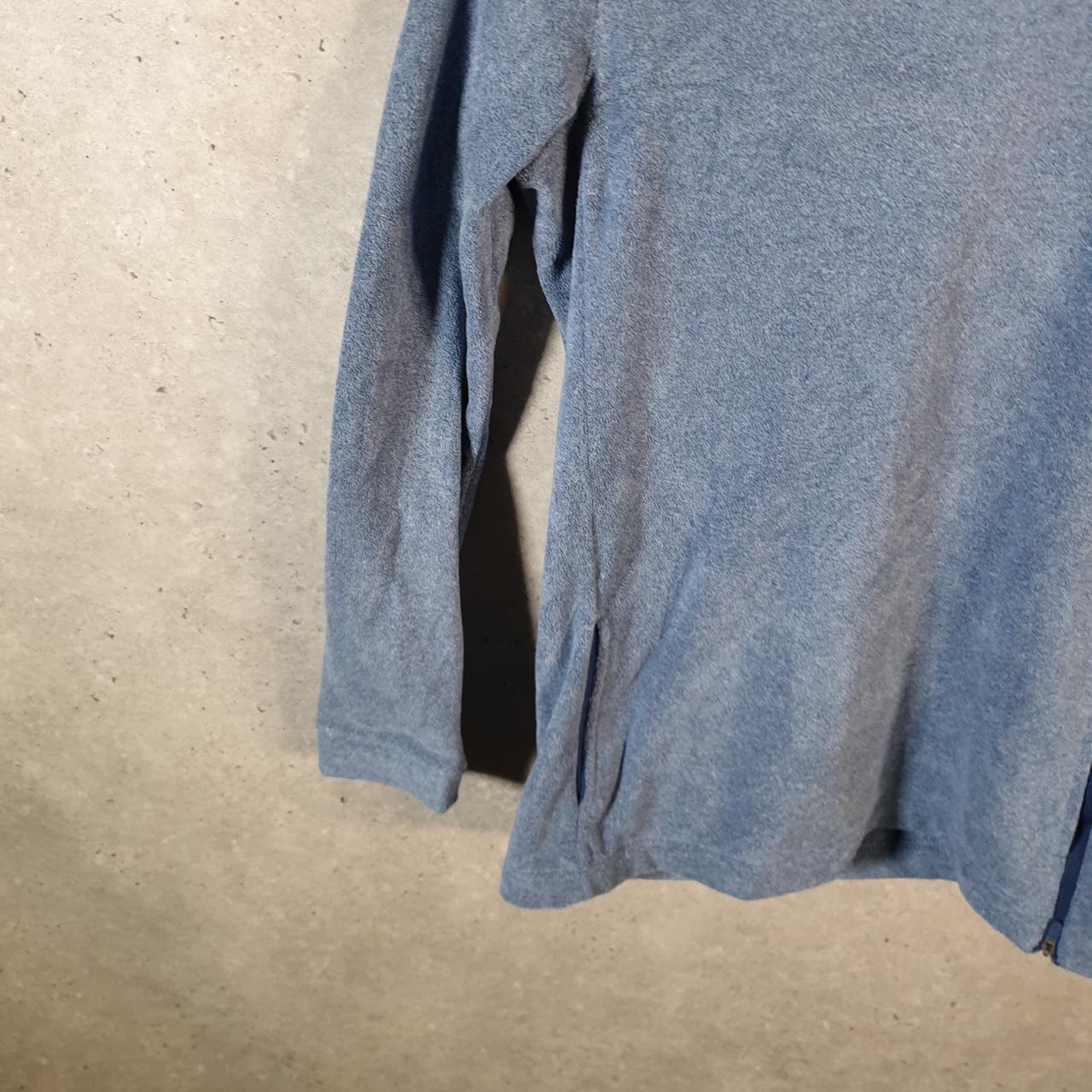 Vintage Nike Dri Fit fleece Sweatshirt Womens XS Blue Swoosh Y2K Pullover