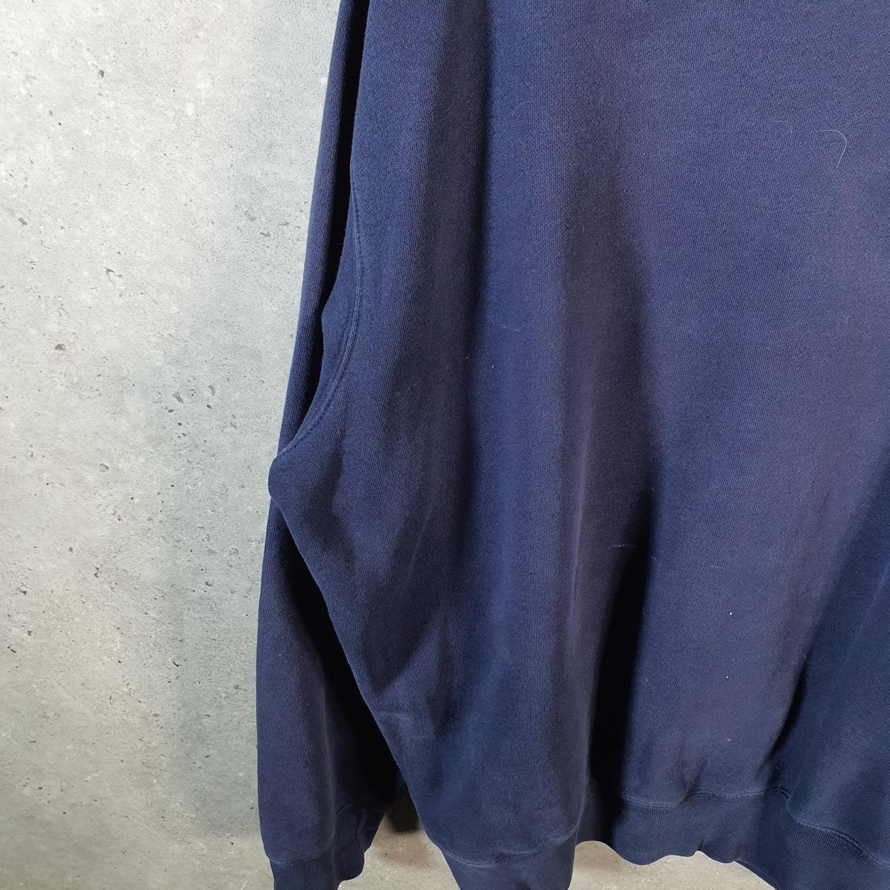 Vintage Ralph Lauren Polo Sweatshirt Men’s XL Navy Blue Boxy Baggy Cotton Pullover Pony