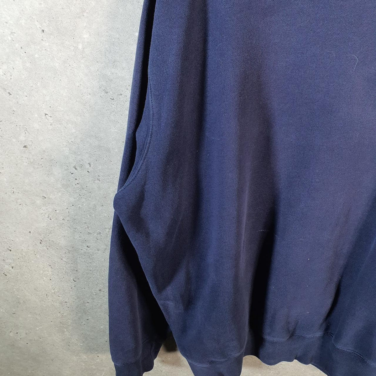 Vintage Ralph Lauren Polo Sweatshirt Men’s XL Navy Blue Boxy Baggy Cotton Pullover Pony