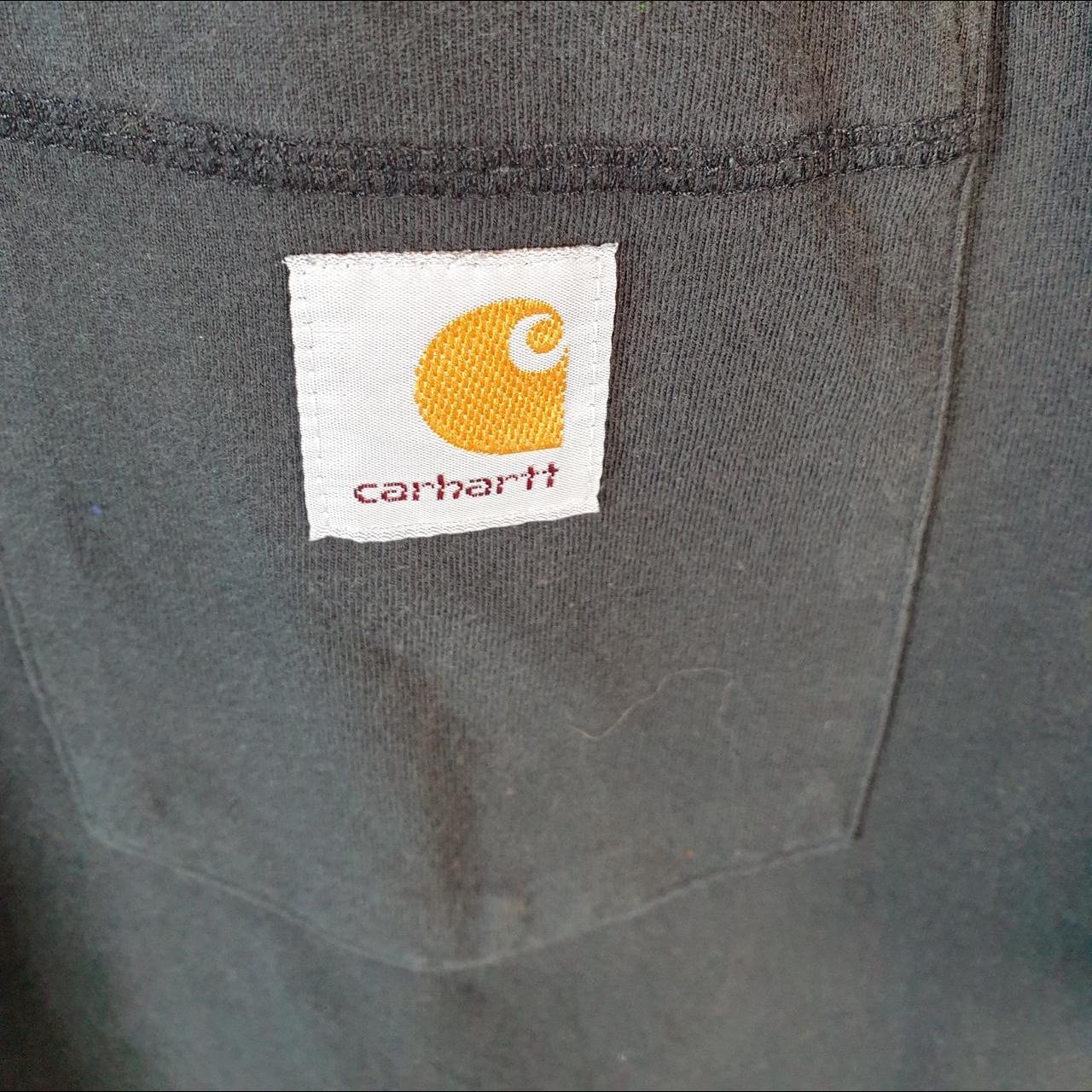 Vintage Carhartt Pocket T Shirt Men’s Medium Black Workwear Chore Utility Relaxed Fit C9173