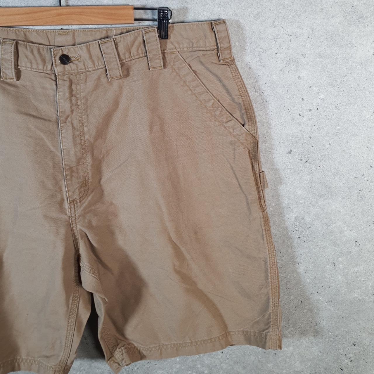 Vintage Carhartt Baggy Carpenter Shorts Jorts Cargo Men’s W44 Brown Loose Fit Workwear Big Fish Vintage