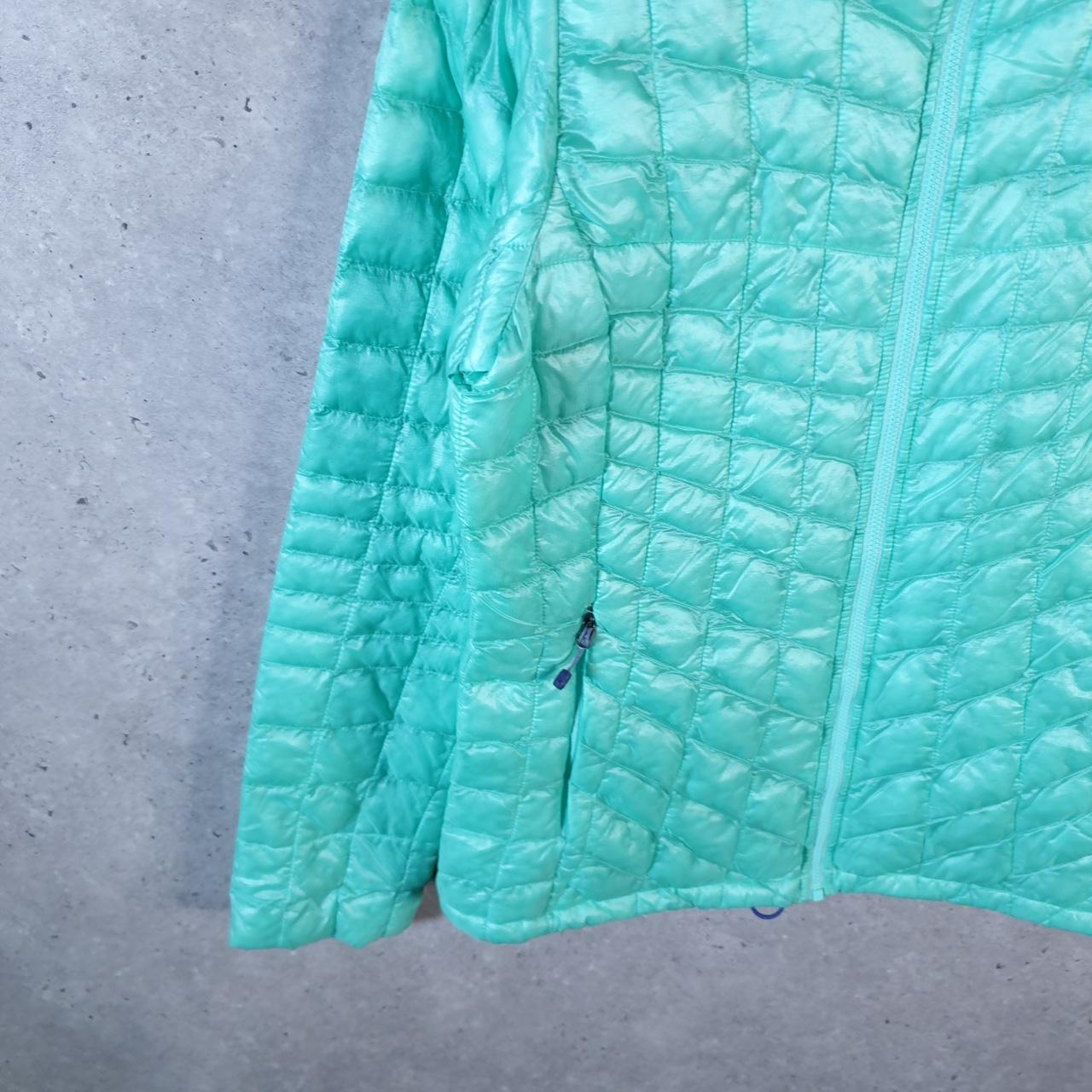 Vintage The North Face TNF Puffer Jacket Womens Small Blue Down Full Zip Coat