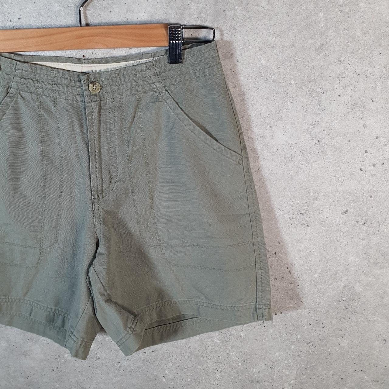 Vintage Columbia Cargo Shorts Womens UK10 Khaki Green Athletic Hiking