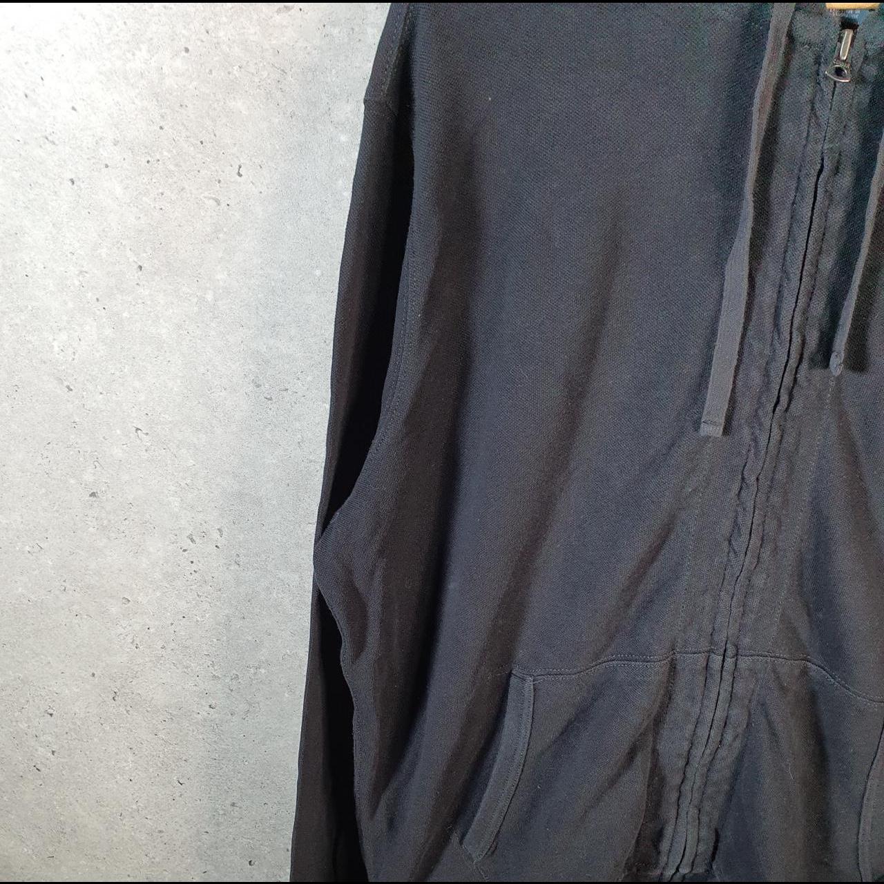 Vintage Ralph Lauren Polo Heavyweight Hoodie Men’s XL Black Cotton Full Zip Pony