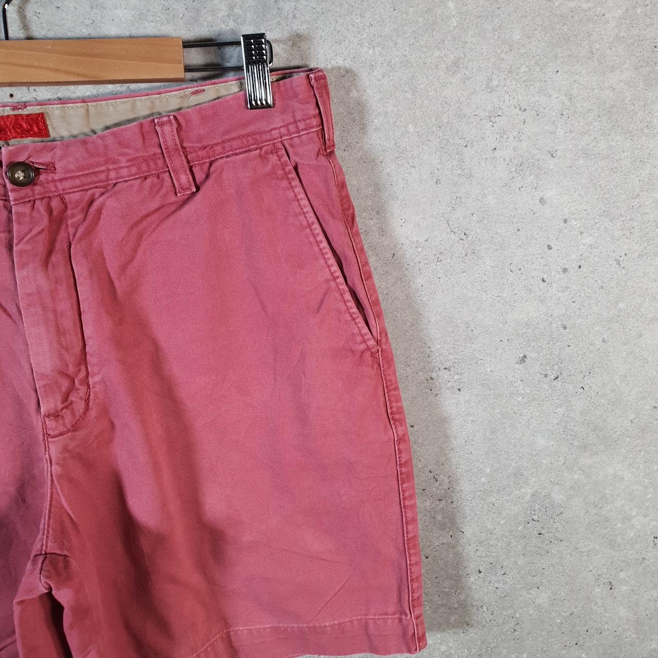 Vintage Izod Golf Chino Shorts Jorts Cargo Men’s W34 Pink Baggy Cotton A4407