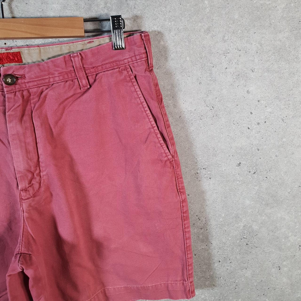 Vintage Izod Golf Chino Shorts Jorts Cargo Men’s W34 Pink Baggy Cotton A4407