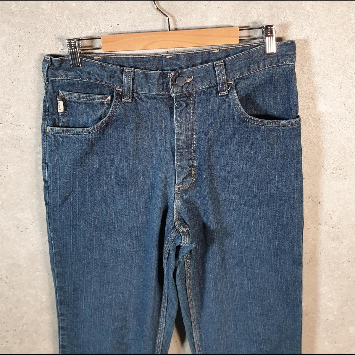 Vintage Carhartt Workwear Carpenter Jeans Mens W33 L36 Blue Denim Relaxed Fit USA