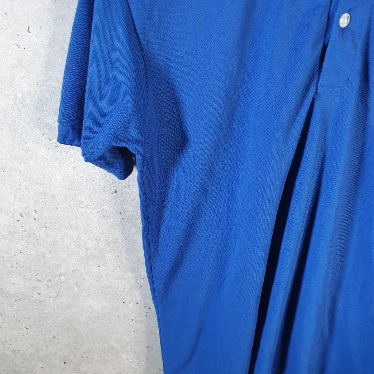 Vintage Lacoste Polo Shirt Men’s Large Blue Regular Fit Embroidered Logo