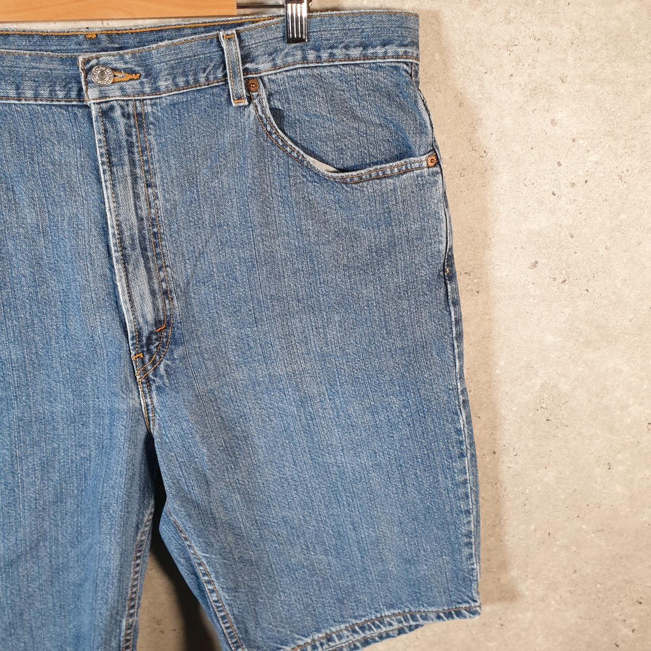 Vintage Levi’s 505 Baggy Shorts Jorts Cargo Mens W42 Blue Relaxed Denim