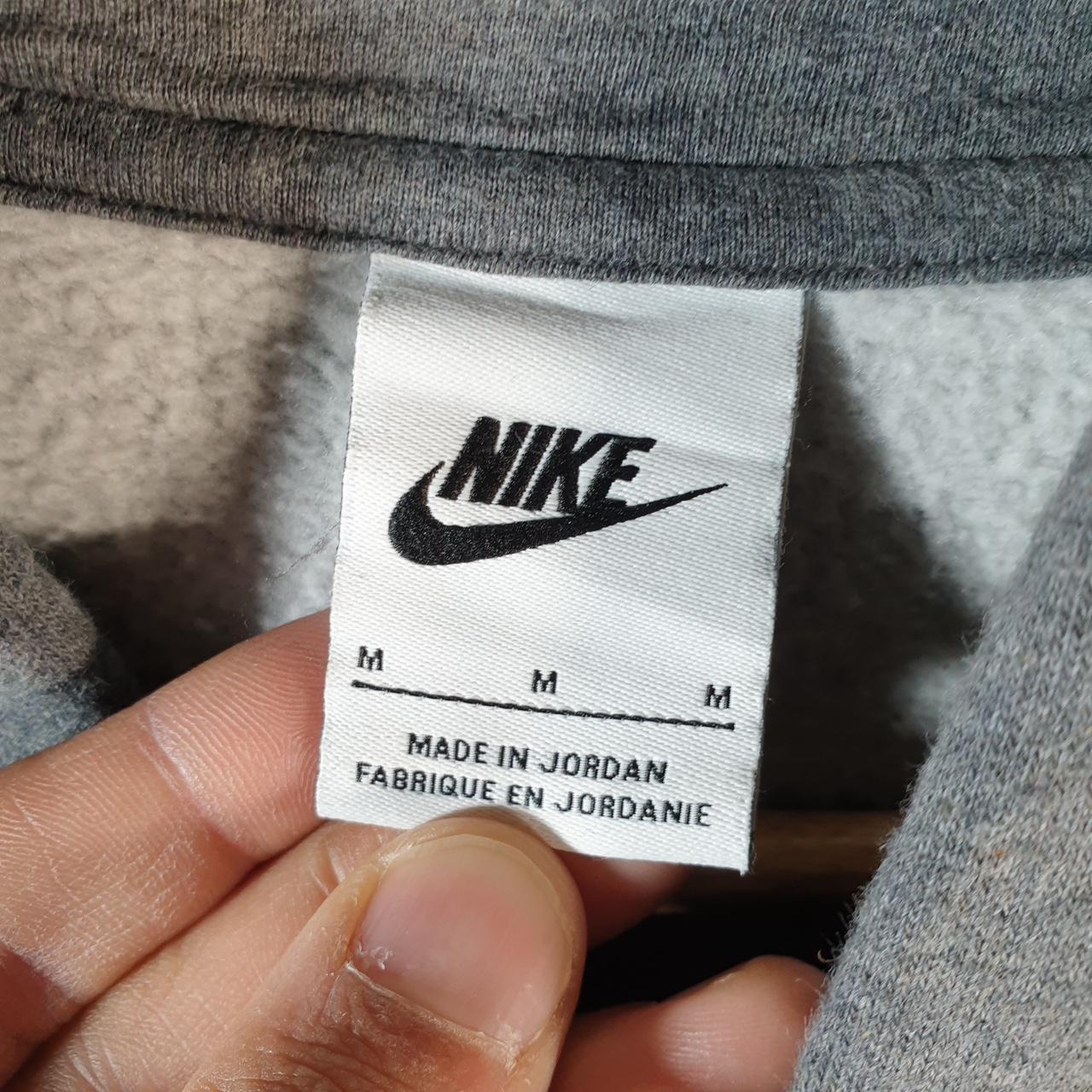 Vintage Nike Club Embroidered Hoodie Men’s Medium Grey Swoosh Y2K Pullover