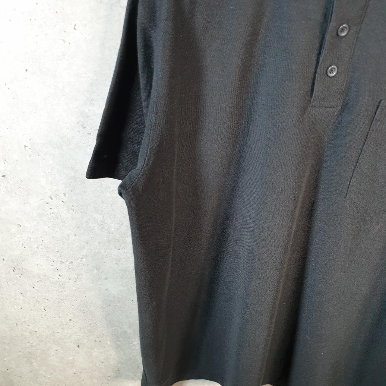 Vintage Carhartt Pocket Polo Shirt Shirt Men’s Large Black Workwear Chore Utility Loose Fit