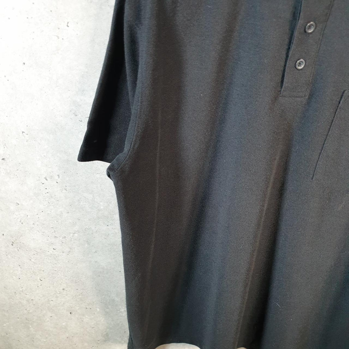 Vintage Carhartt Pocket Polo Shirt Shirt Men’s Large Black Workwear Chore Utility Loose Fit