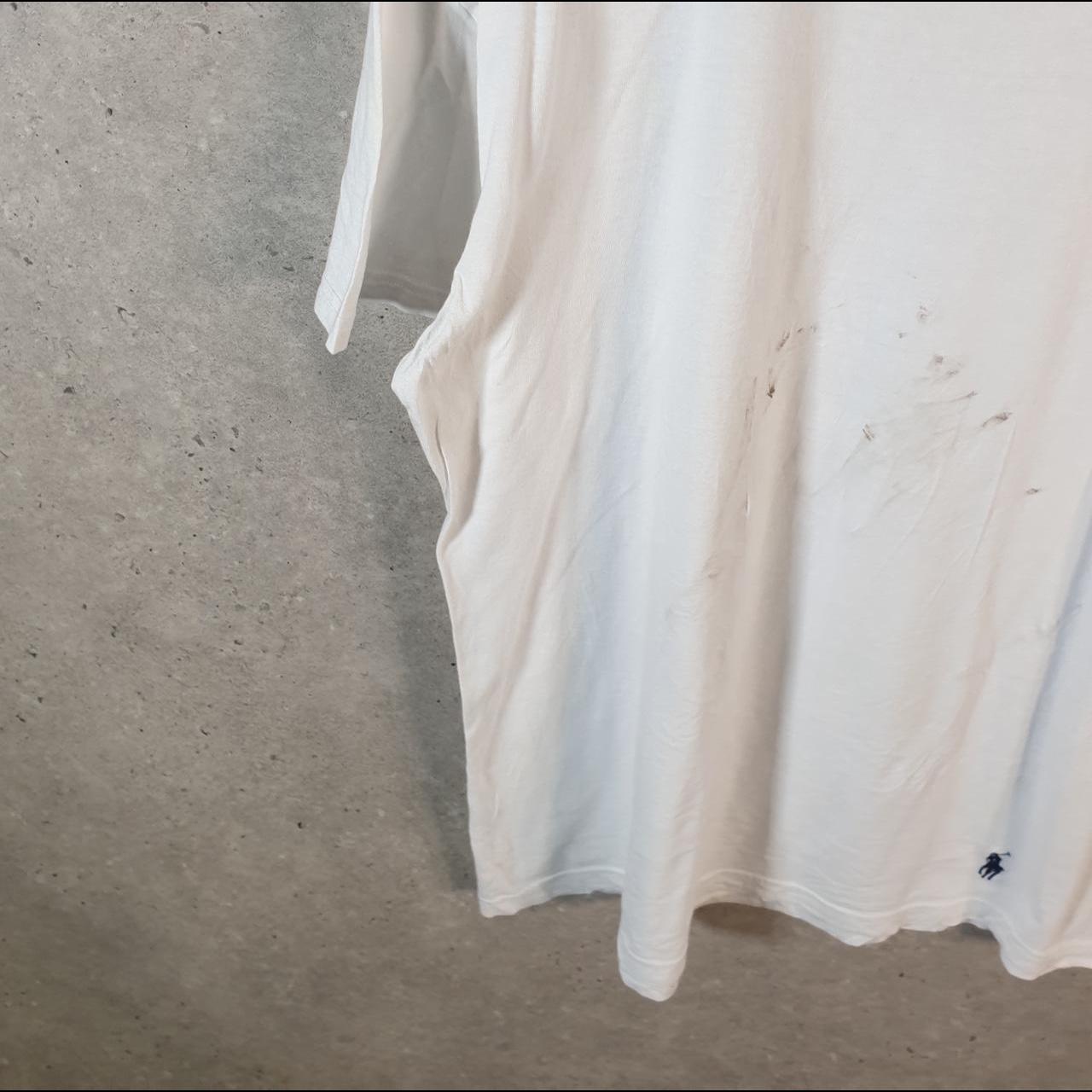 Vintage Ralph Lauren T Shirt Men’s Large White Classic Fit Embroidered Pony