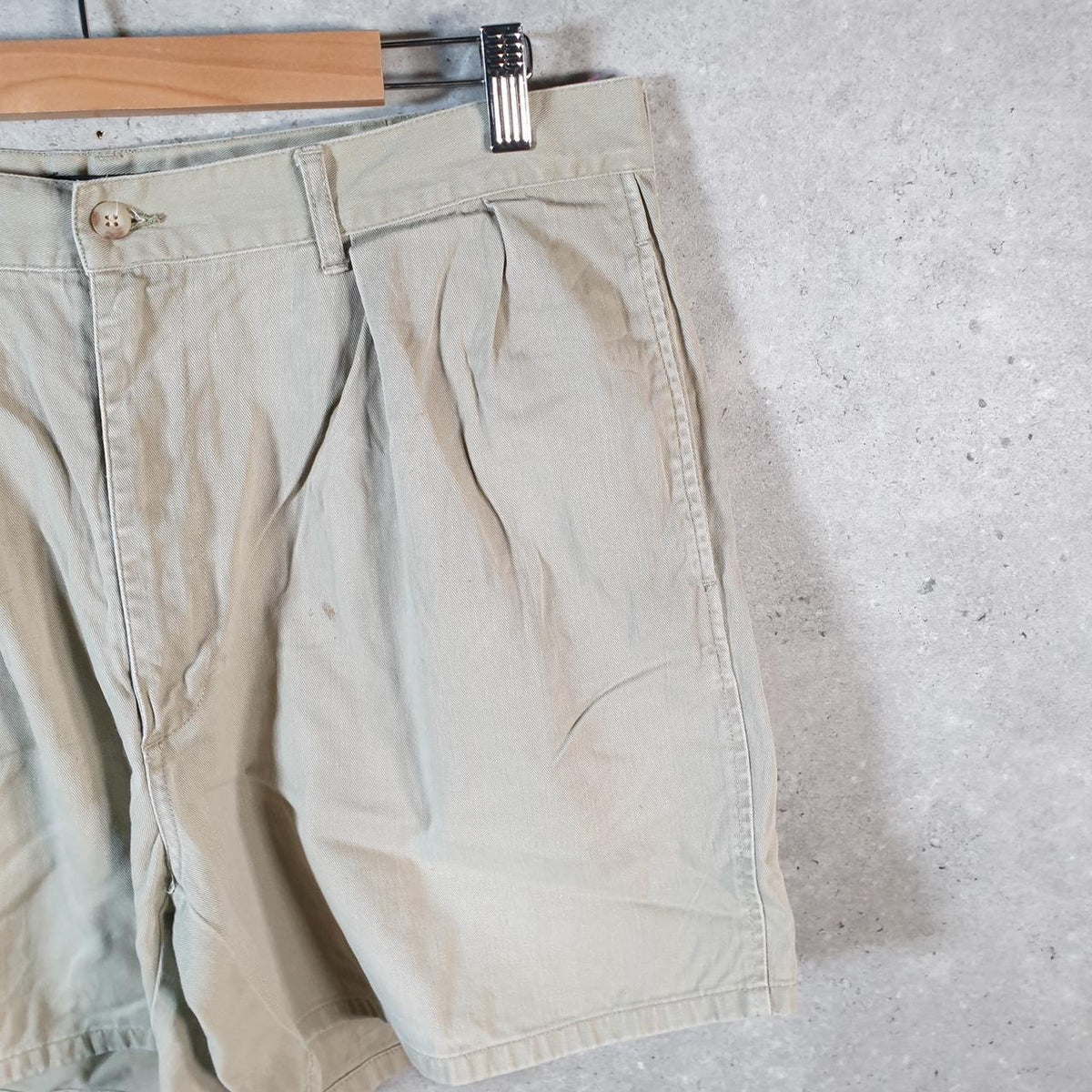 Vintage Ralph Lauren Polo Shorts Jorts Chino Cargo Men’s W36 Brown Baggy Cotton A4599