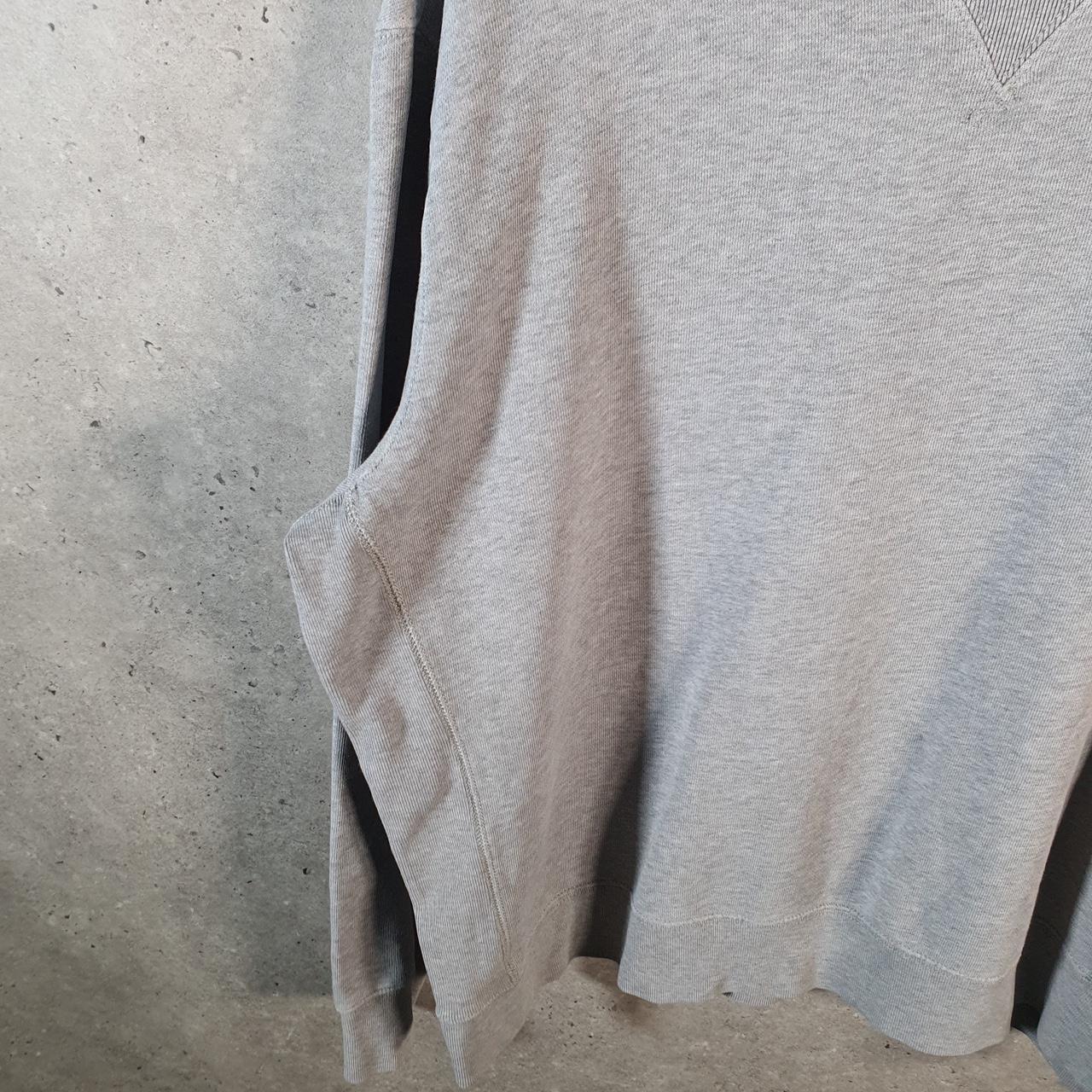 Vintage Ralph Lauren Polo Sweatshirt Men’s 2XL Grey Boxy Baggy Cotton Pullover Pony