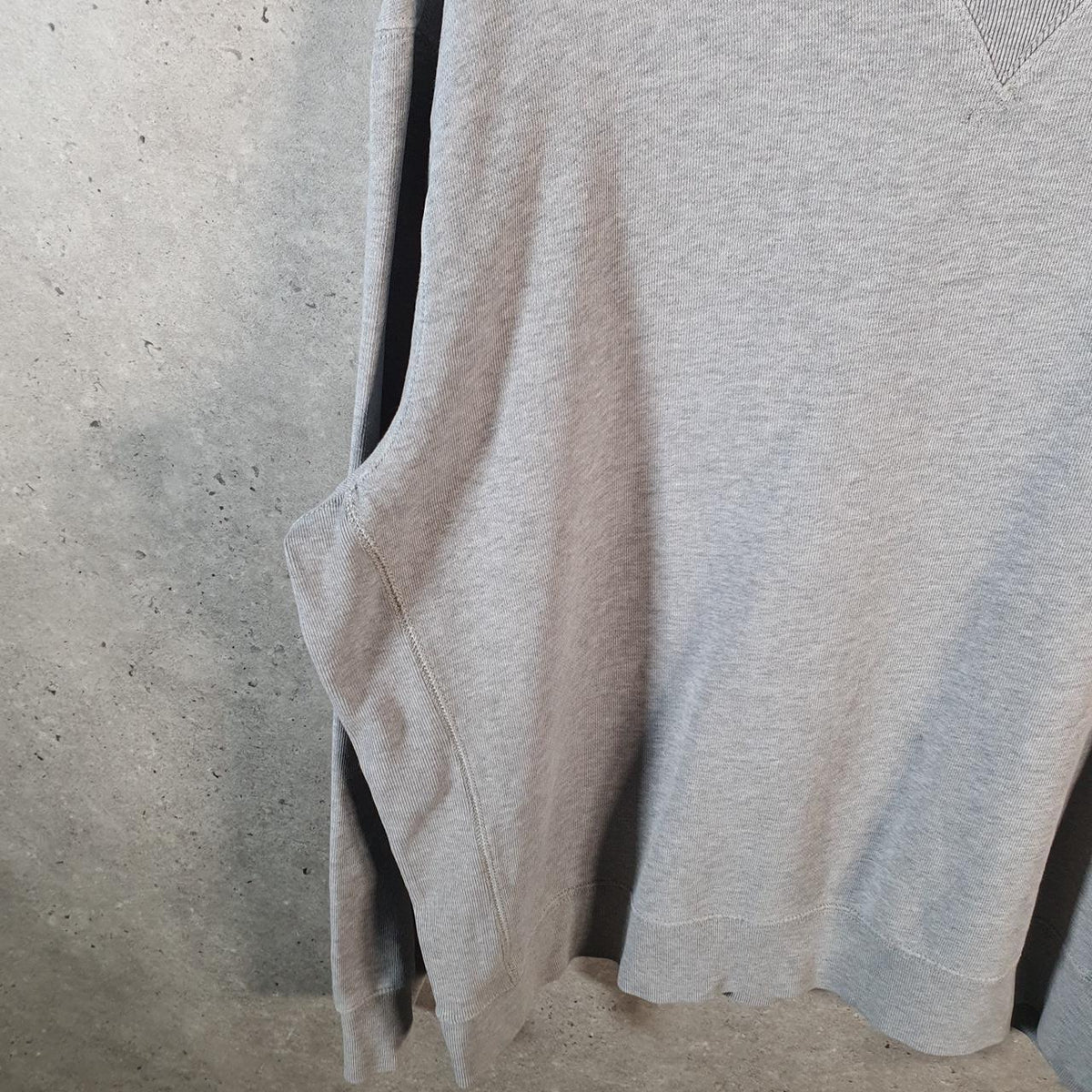 Vintage Ralph Lauren Polo Sweatshirt Men’s 2XL Grey Boxy Baggy Cotton Pullover Pony