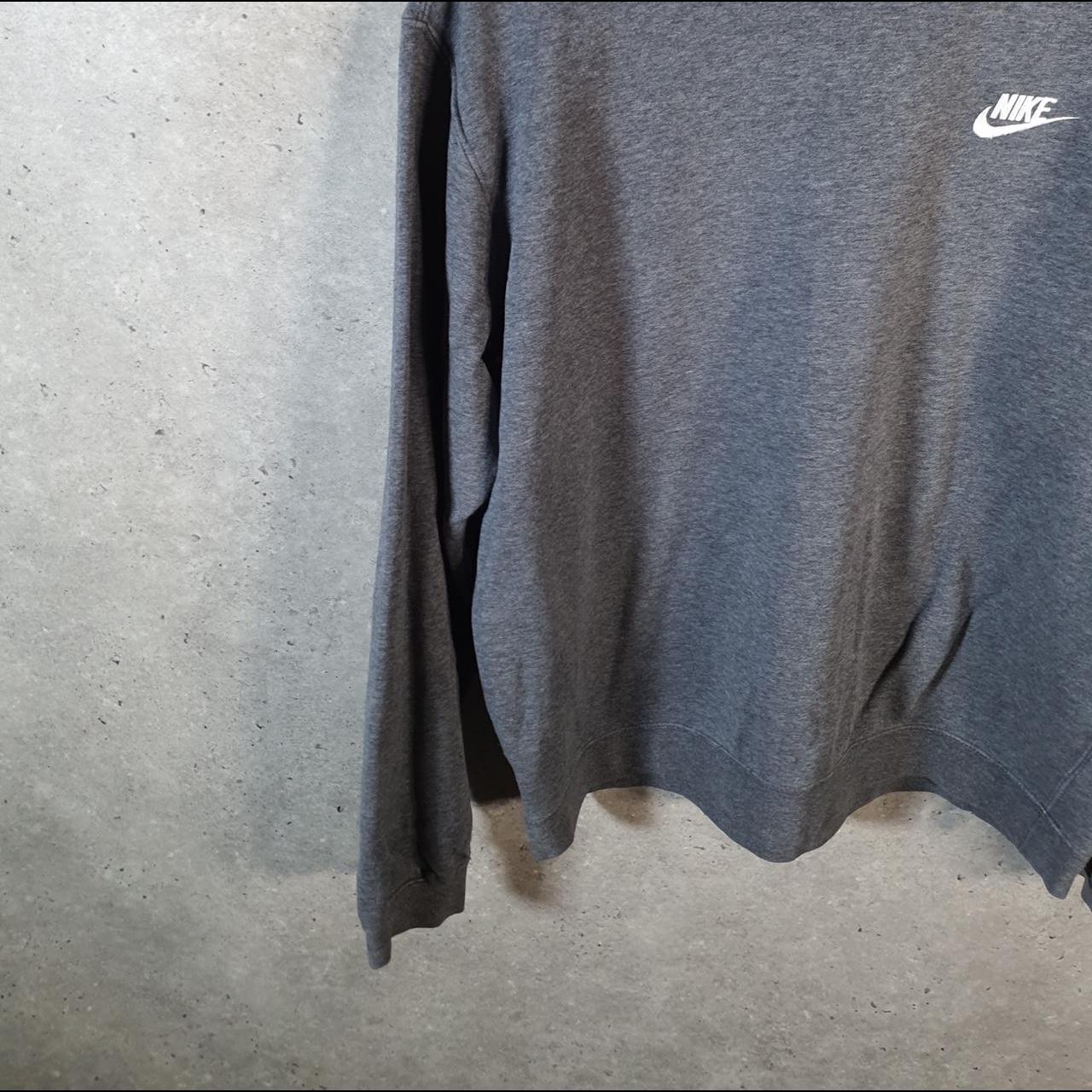Vintage Nike Club Embroidered Sweatshirt Men’s Medium Grey Swoosh Y2K Pullover