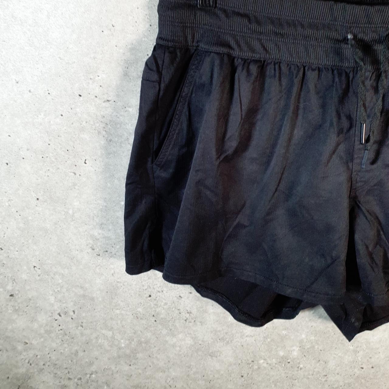 Vintage The North Face TNF Shorts Jorts Chino Cargo Womens Large Black Baggy Cotton