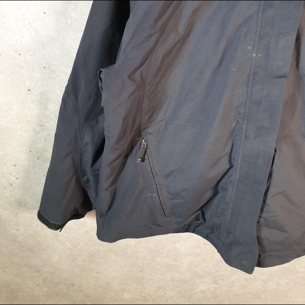 Vintage L.L. Bean Primaloft Nylon Jacket Womens XL Black Hooded Waterproof