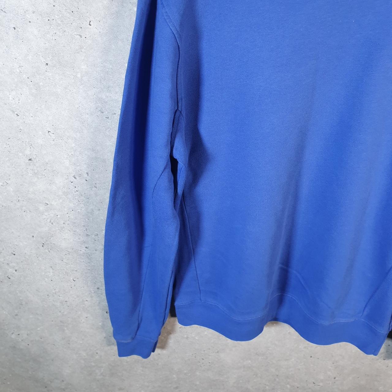 Vintage Lacoste Sweatshirt Men’s Medium Blue Pullover Logo Y2K Jumper Logo
