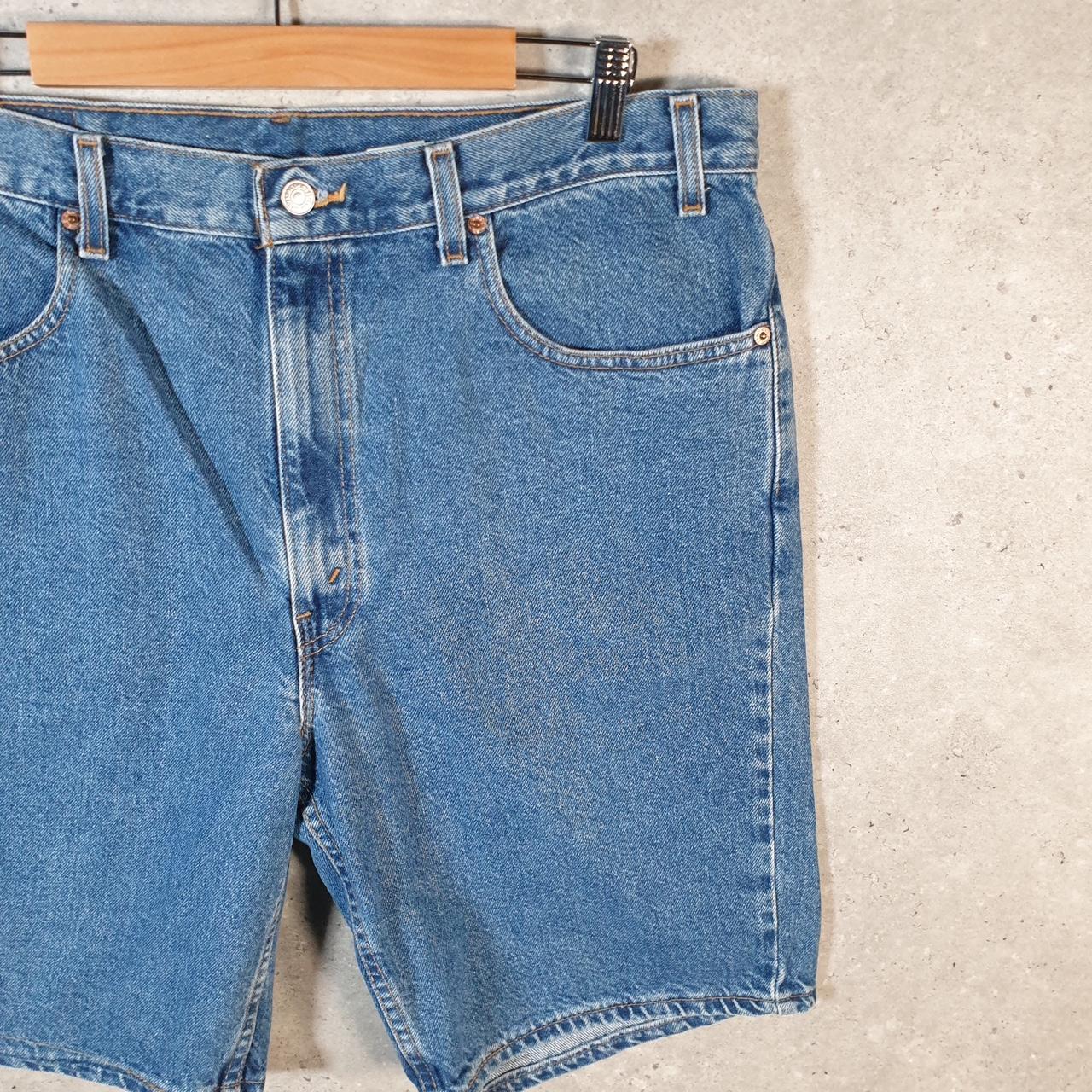 Vintage Levi’s 505 Baggy Shorts Jorts Cargo Men’s W38 Blue Relaxed Denim