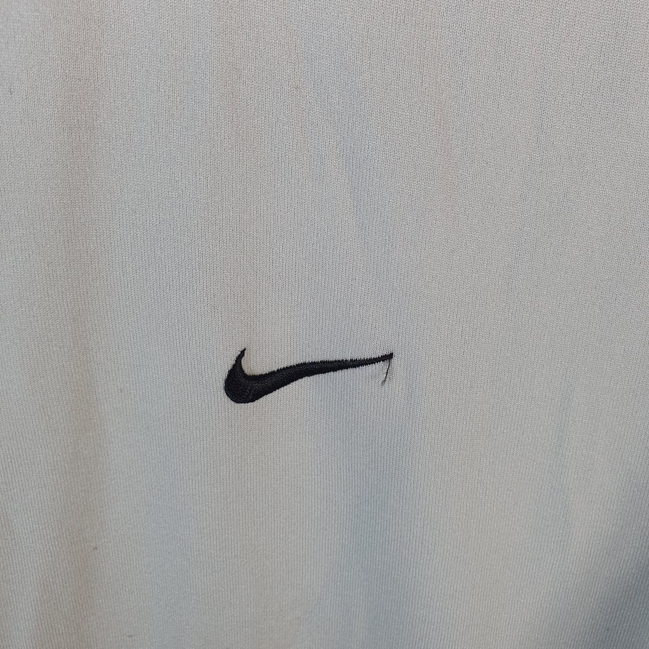 Vintage Nike Fit Dry T Shirt Womens Large White Sports Swoosh Athletic