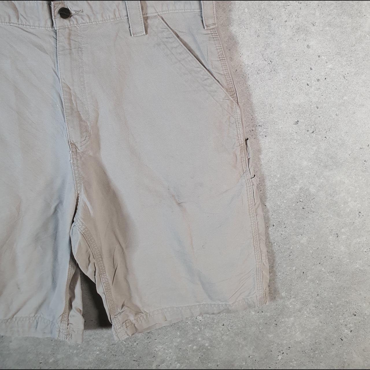 Vintage Carhartt Baggy Carpenter Shorts Jorts Cargo Men’s W36 Brown Relaxed Fit Workwear A4711