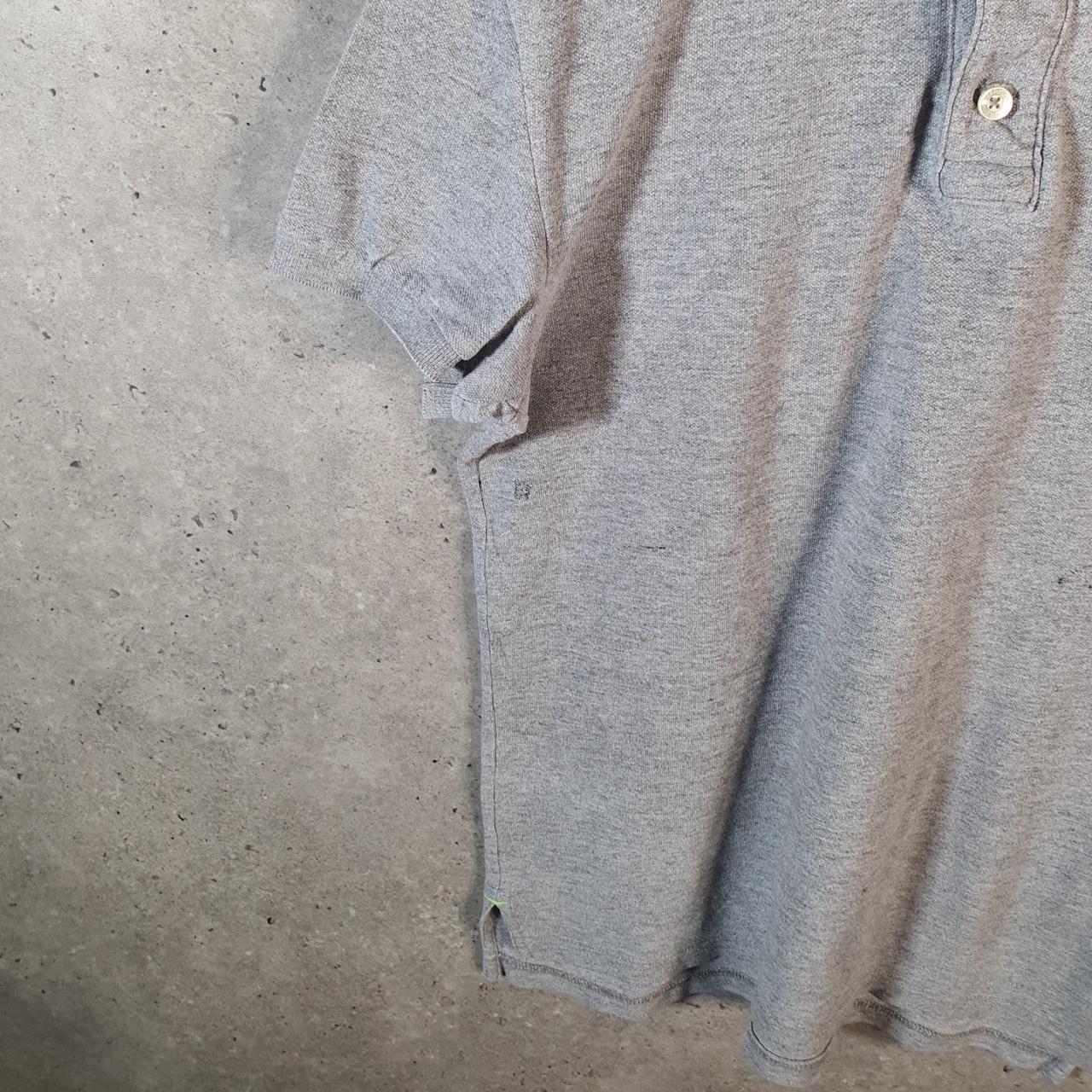 Vintage American Eagle Polo Shirt Men’s Small Grey Regular Fit Embroidered Logo