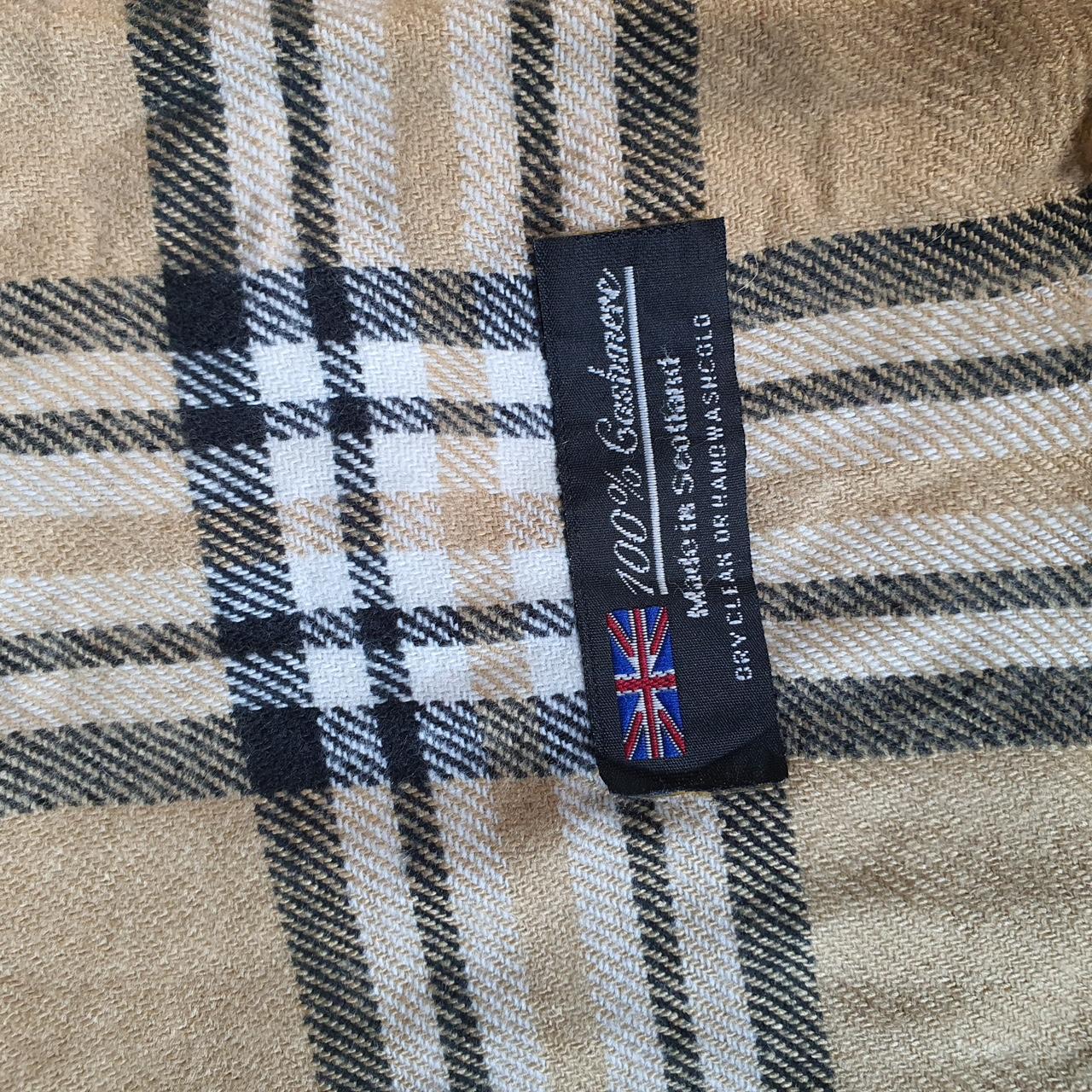 Cashmere Tartan Nova Check Checkered Scarf