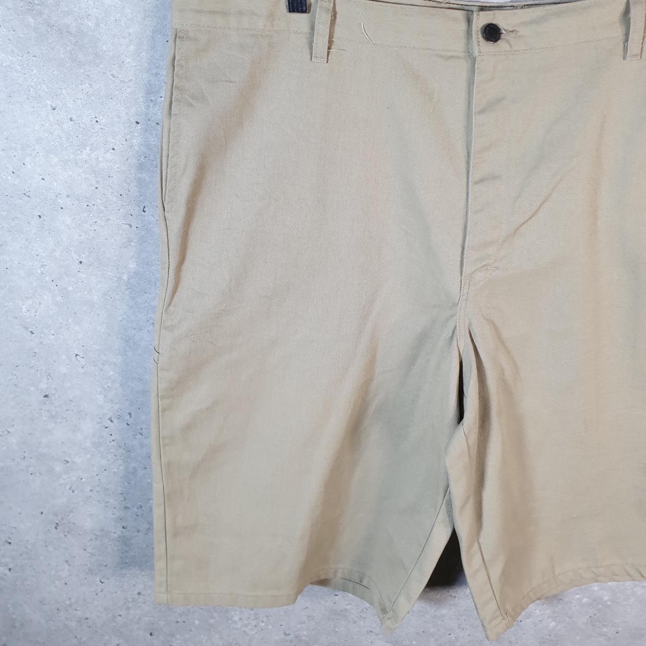 Vintage Dickies Baggy Chino Shorts Jorts Cargo Mens W42 Brown Relaxed Fit