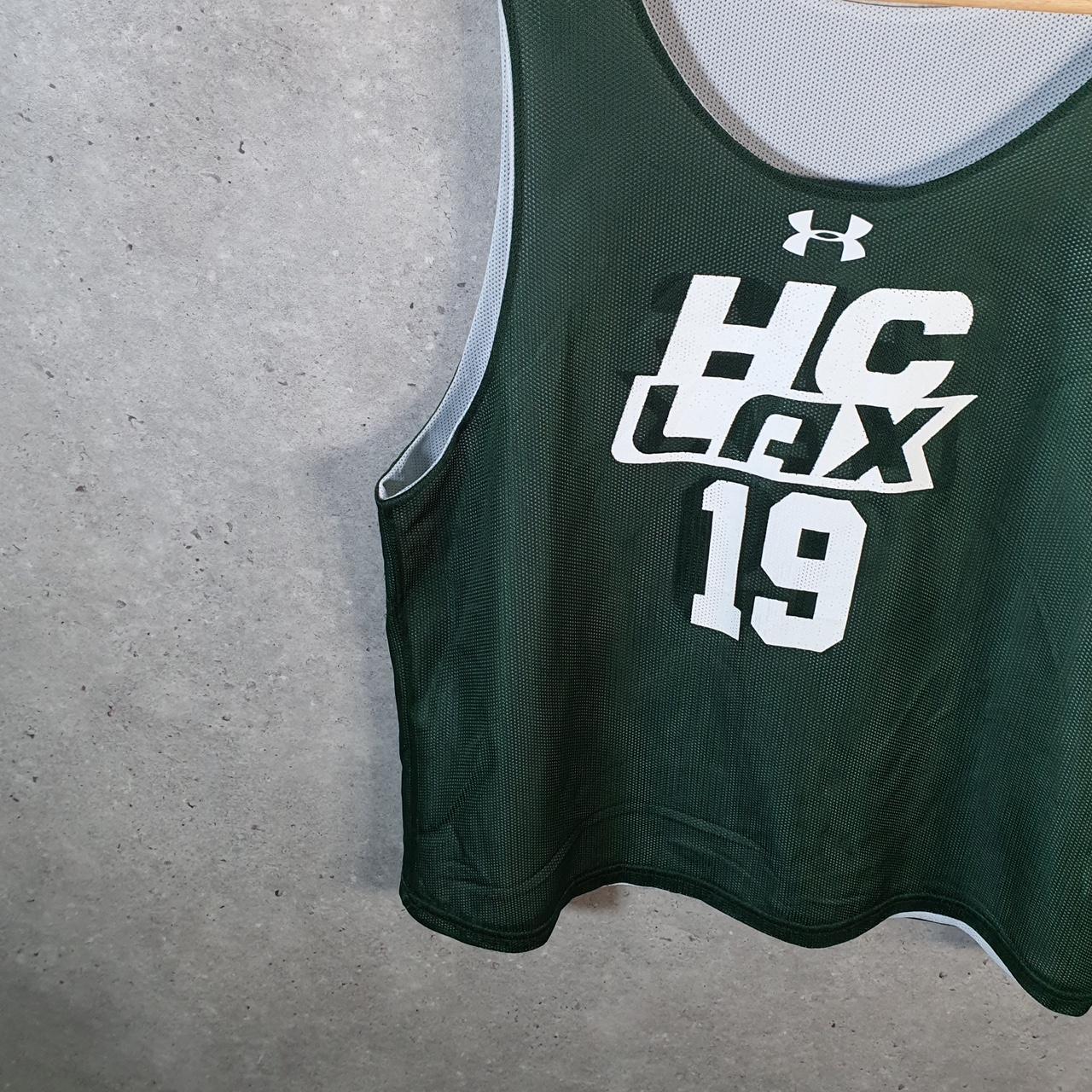 Vintage Under Armour HC LAX Vest Jersey Mens Medium Green