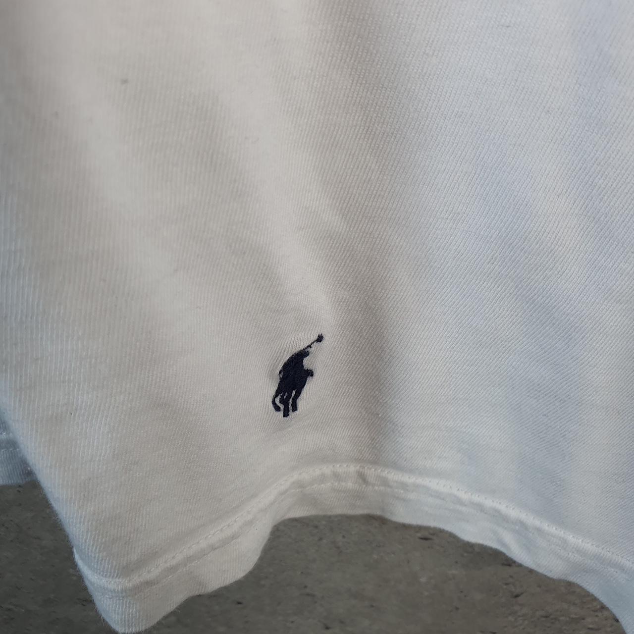 Vintage Ralph Lauren Polo Sport T Shirt Men’s XL White Classic Fit Embroidered Pony C8642