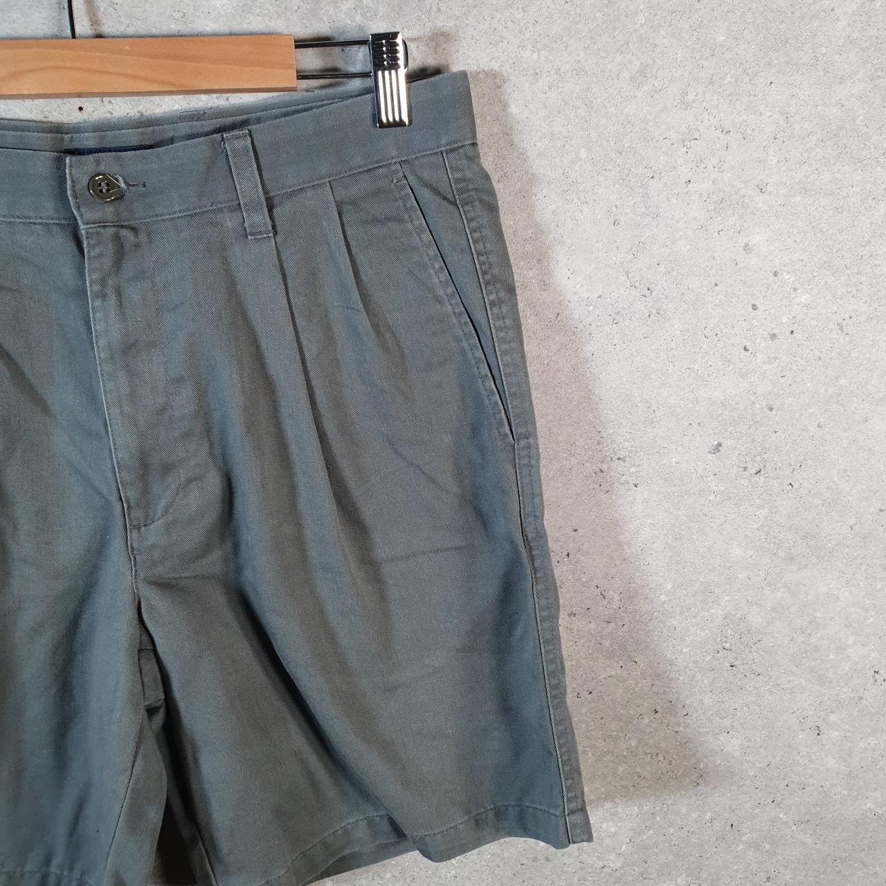 Vintage Dockers Chino Shorts Jorts Cargo Men’s W32 Grey Baggy Cotton A4417