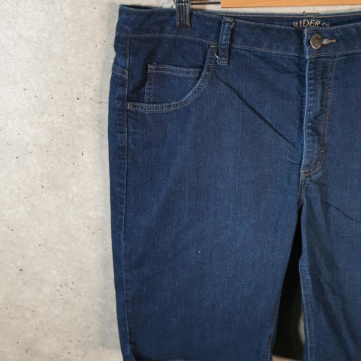Vintage Lee Baggy Shorts Jorts Cargo Womens W38 Blue Relaxed Denim