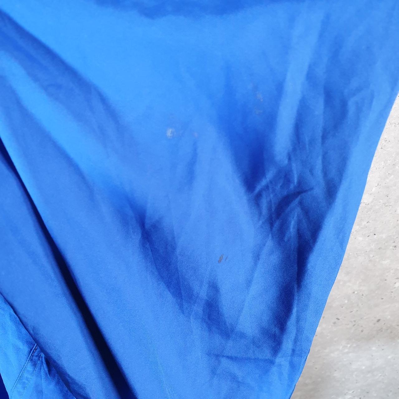 Vintage Nike Windbreaker Track Jacket Mens XL Blue USA Swoosh 1/4 Zip